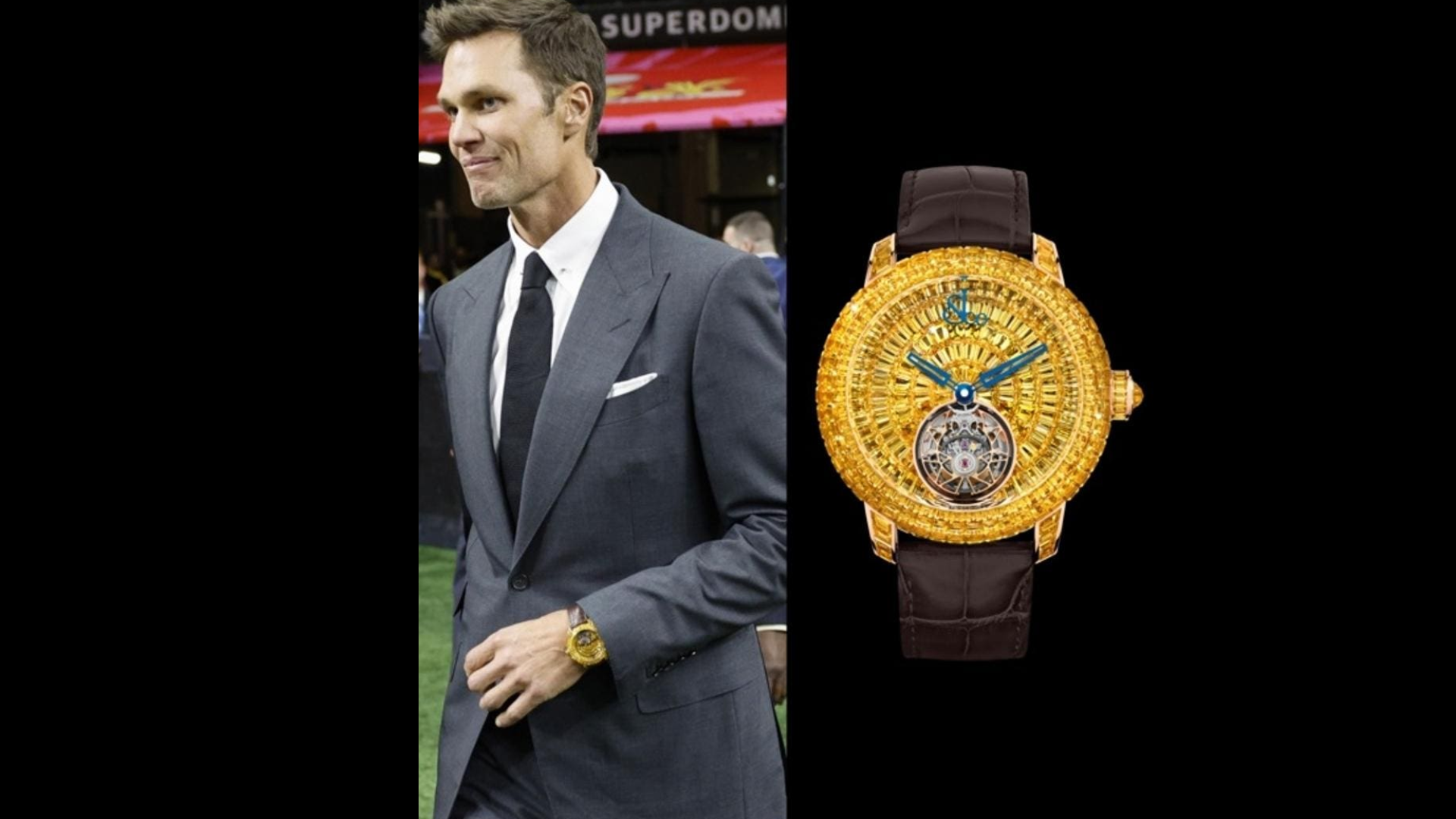 Tom Brady’s AED 2.7 Million Jacob & Co. Watch Steals the Spotlight at the Super Bowl