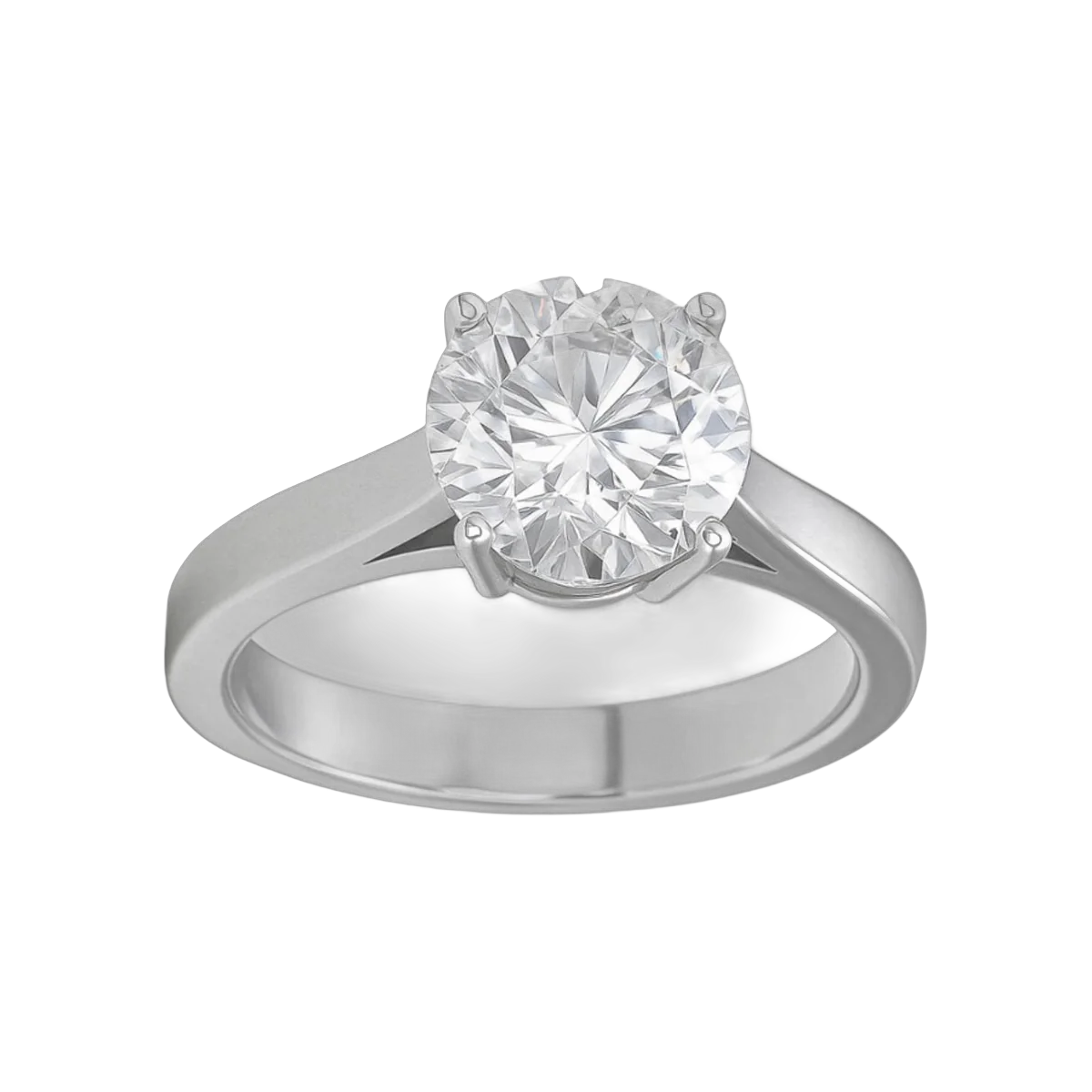 2 CT Ring -2.20 CTS- GIA-G/SI2, R20R,Gesamtgewicht - 5.91g