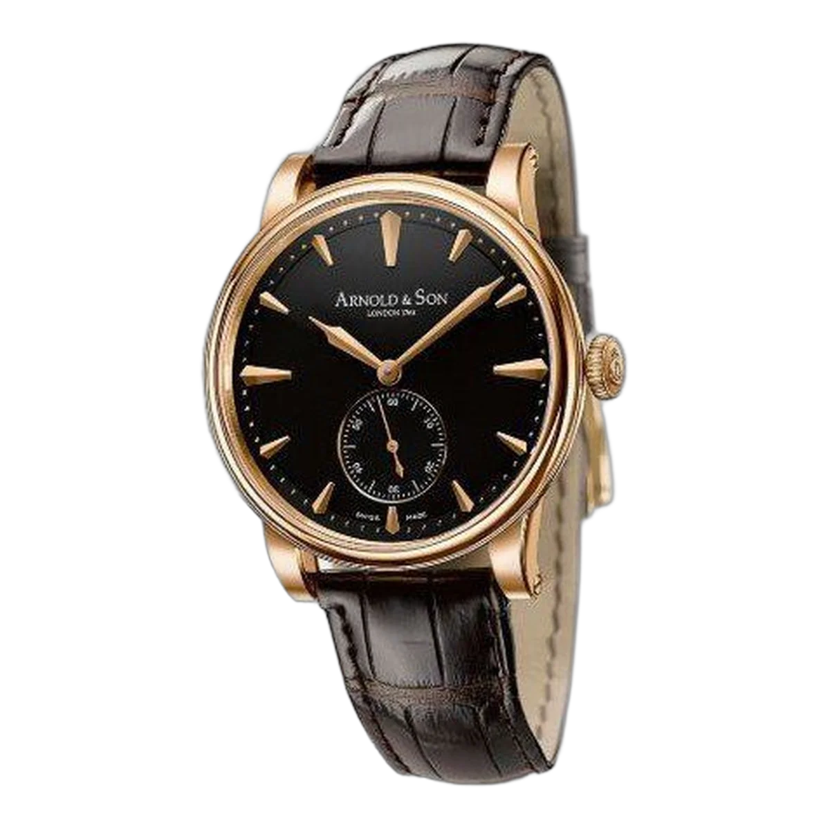 Arnold &Amp; Son Hms1 Limited Edition 250 Pieces 40Mm 18Kt Rose Gold Men's Watch