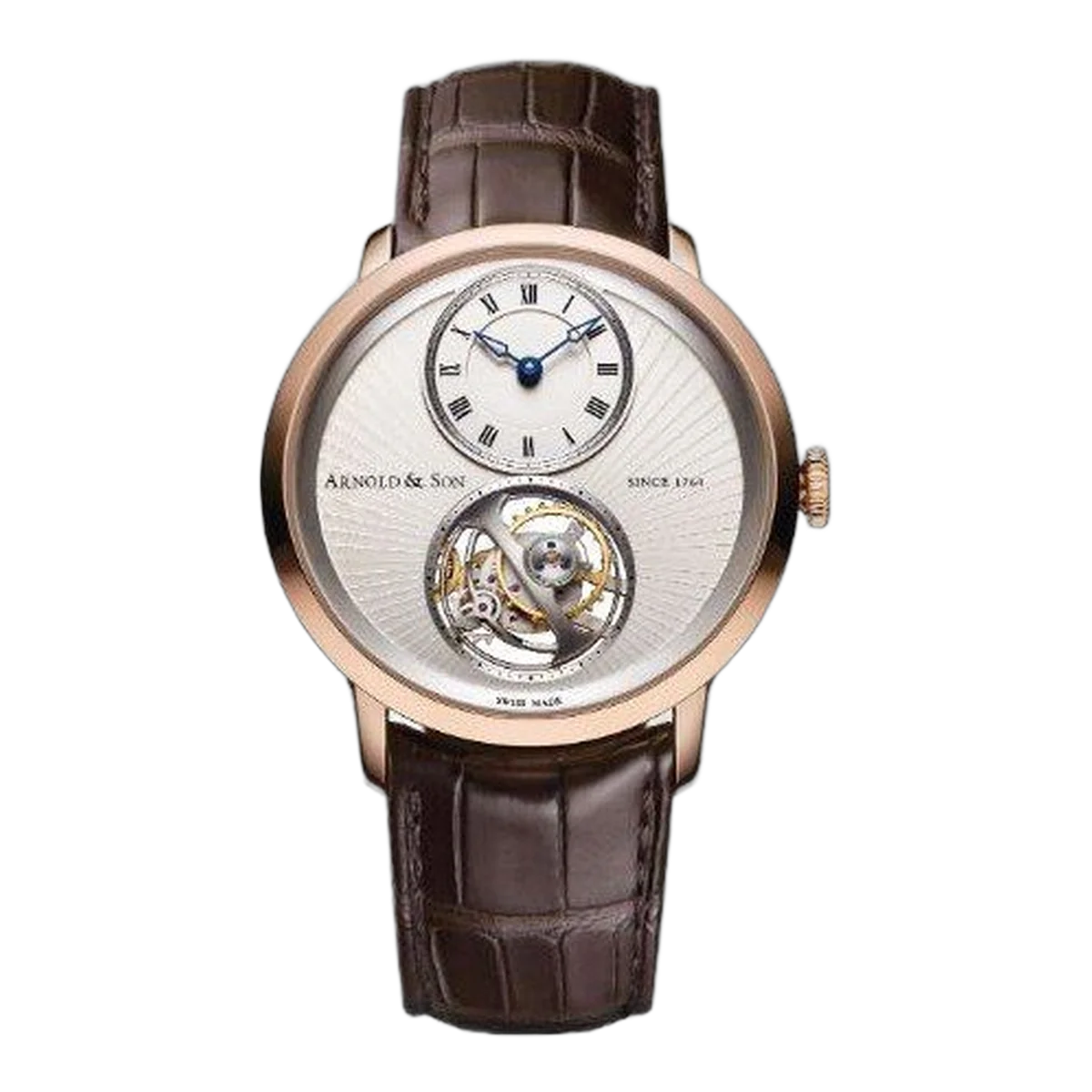 Arnold &Amp; Son Utte Tourbillon Instrument 42Mm 18Kt Rose Gold Limited Edition To 50 Pieces Men's Watch