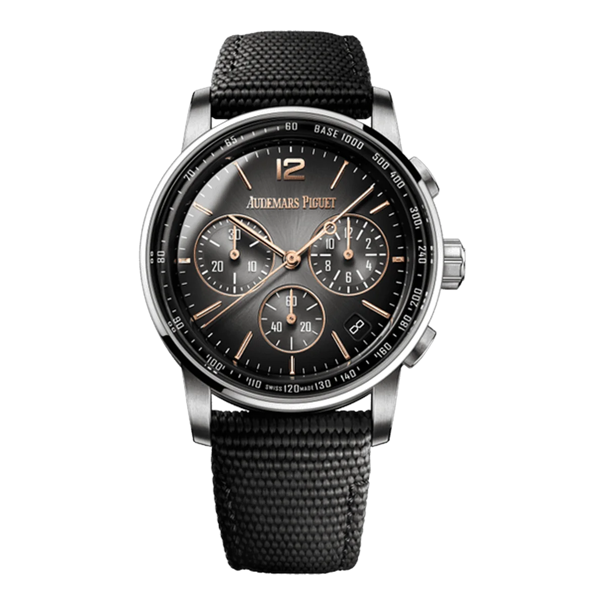 Audemars Piguet Code 11.59 26393Cr.Oo.A002Kb.01 Smoked Lacquered Grey Dial Selfwinding Chronograph 41Mm Herrenuhr