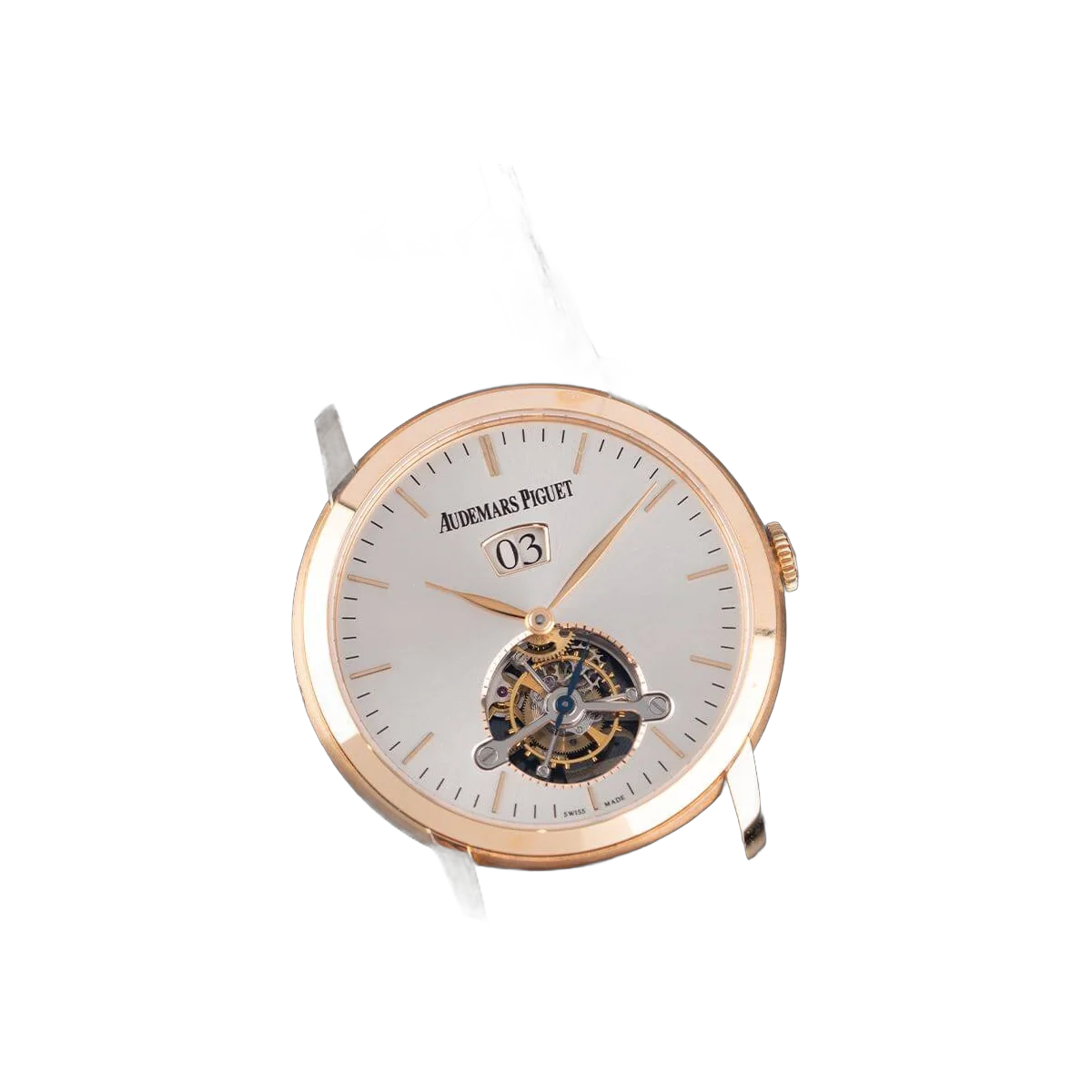 Audemars Piguet Jules Audemars 26559OR.OO.D088CR.01 توربيون غراند ديت ذهب وردي عيار 18 قيراط