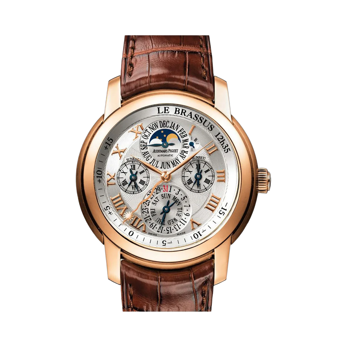Audemars Piguet Jules Audemars Equation Of Time 26003OR.OO.D088CR.01 18Kt Rose Gold 43Mm Silver Dial Men's Watch