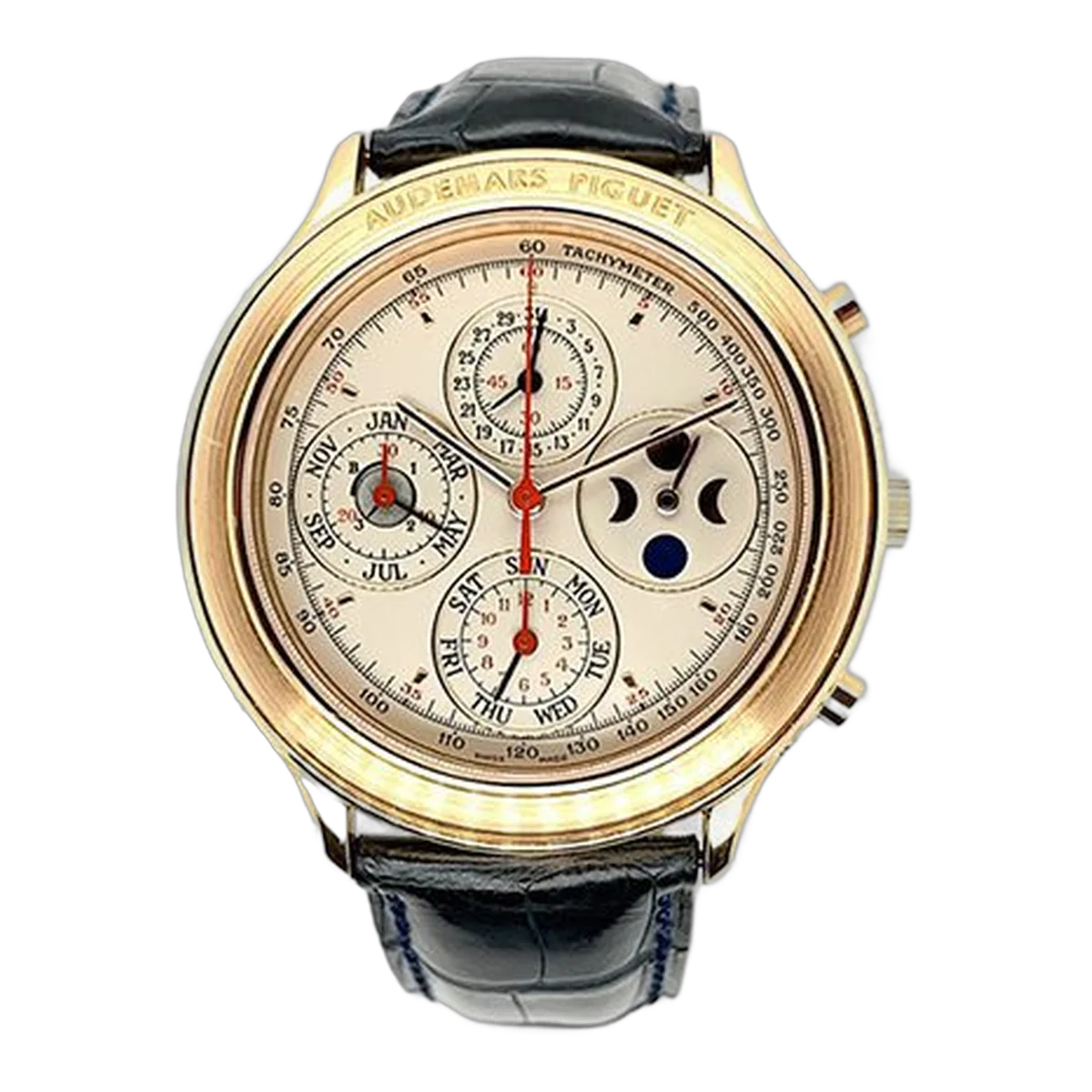 Audemars Piguet Jules Perpetual Calendar Chronograph 18K Rose Gold Watch