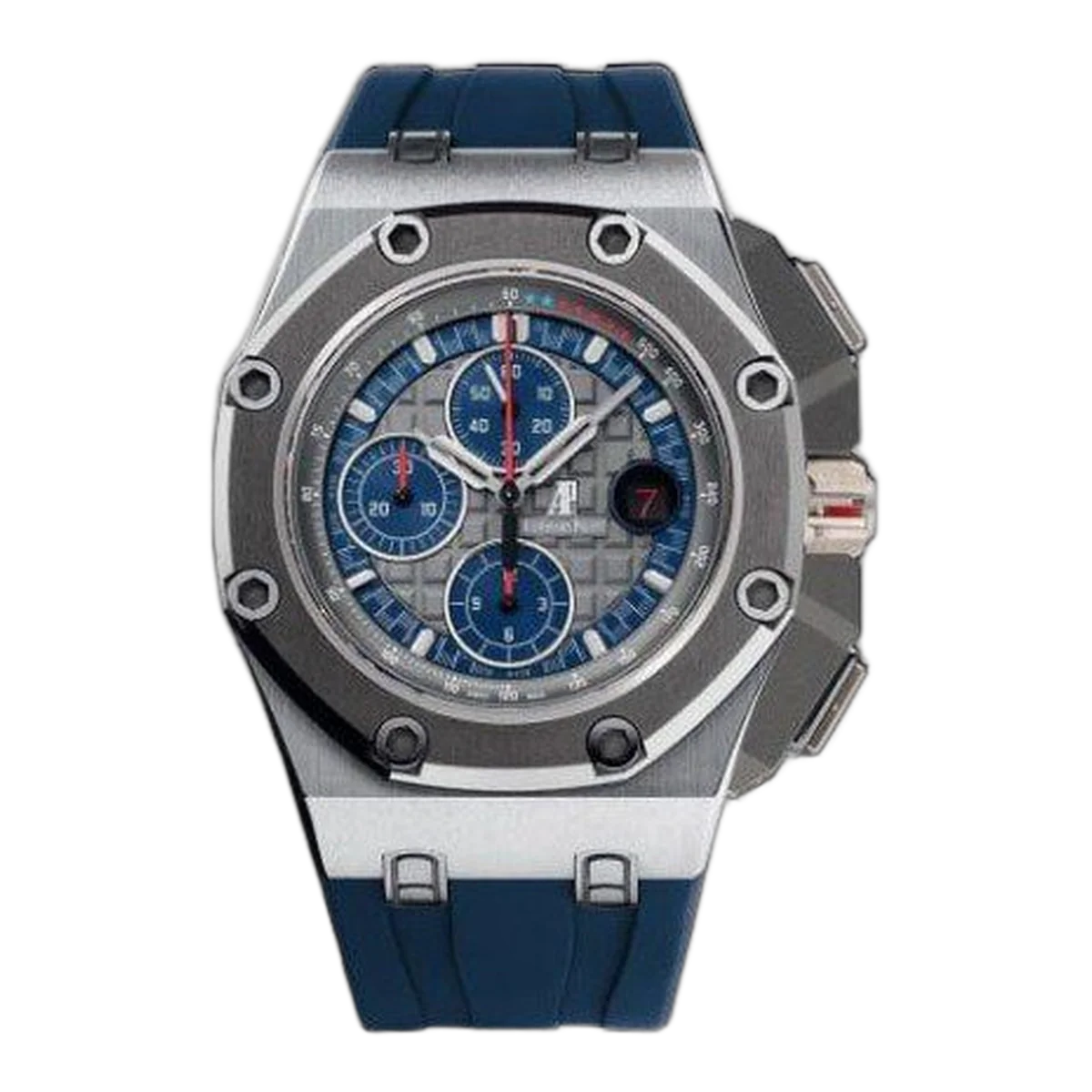 Audemars Piguet Michael Schumacher Limited Edition To 100 Pcs Platinum 44Mm Grey/Blue Dial Men's Watch