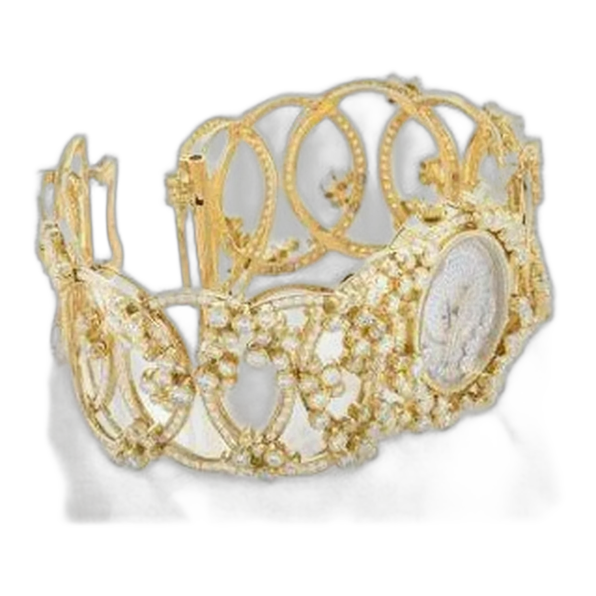 Audemars Piguet Millenary 18Kt Yellow Gold Mop Dial Ladies Watch