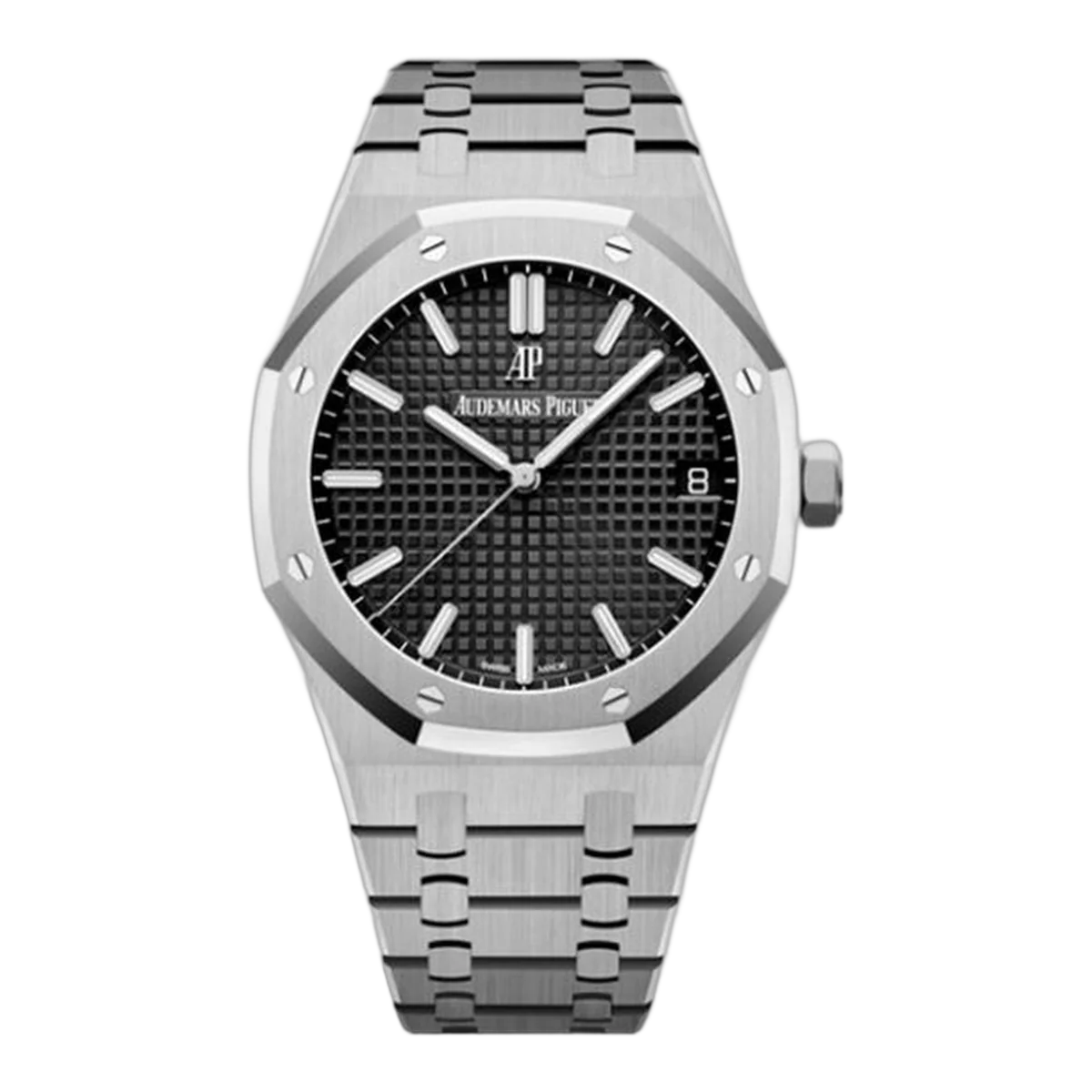 Audemars Piguet Royal Oak 15500ST.OO.1220ST.03 Black Dial 41Mm Stainless Steel Men's Watch