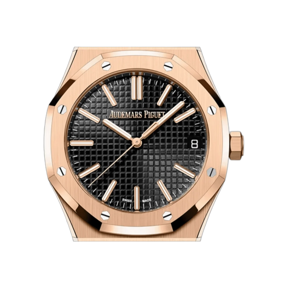Audemars Piguet Royal Oak 15510OR.OO.1320OR.04 Rotgold 41mm Schwarzes Zifferblatt Unisex-Uhr