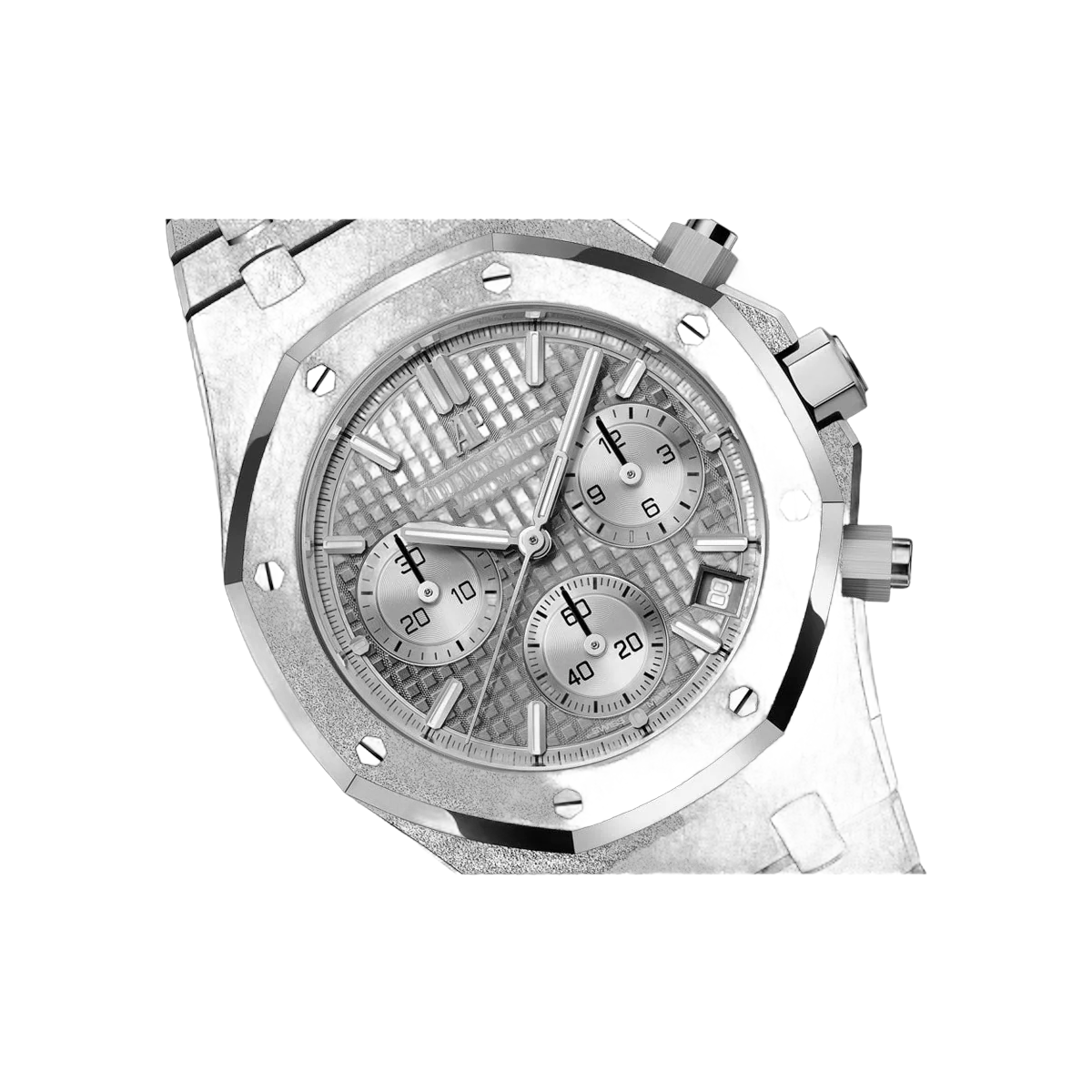 Audemars Piguet Royal Oak 26239BC.GG.1224BC.01 Frosted Weißgold 41mm Graues Zifferblatt Herrenuhr
