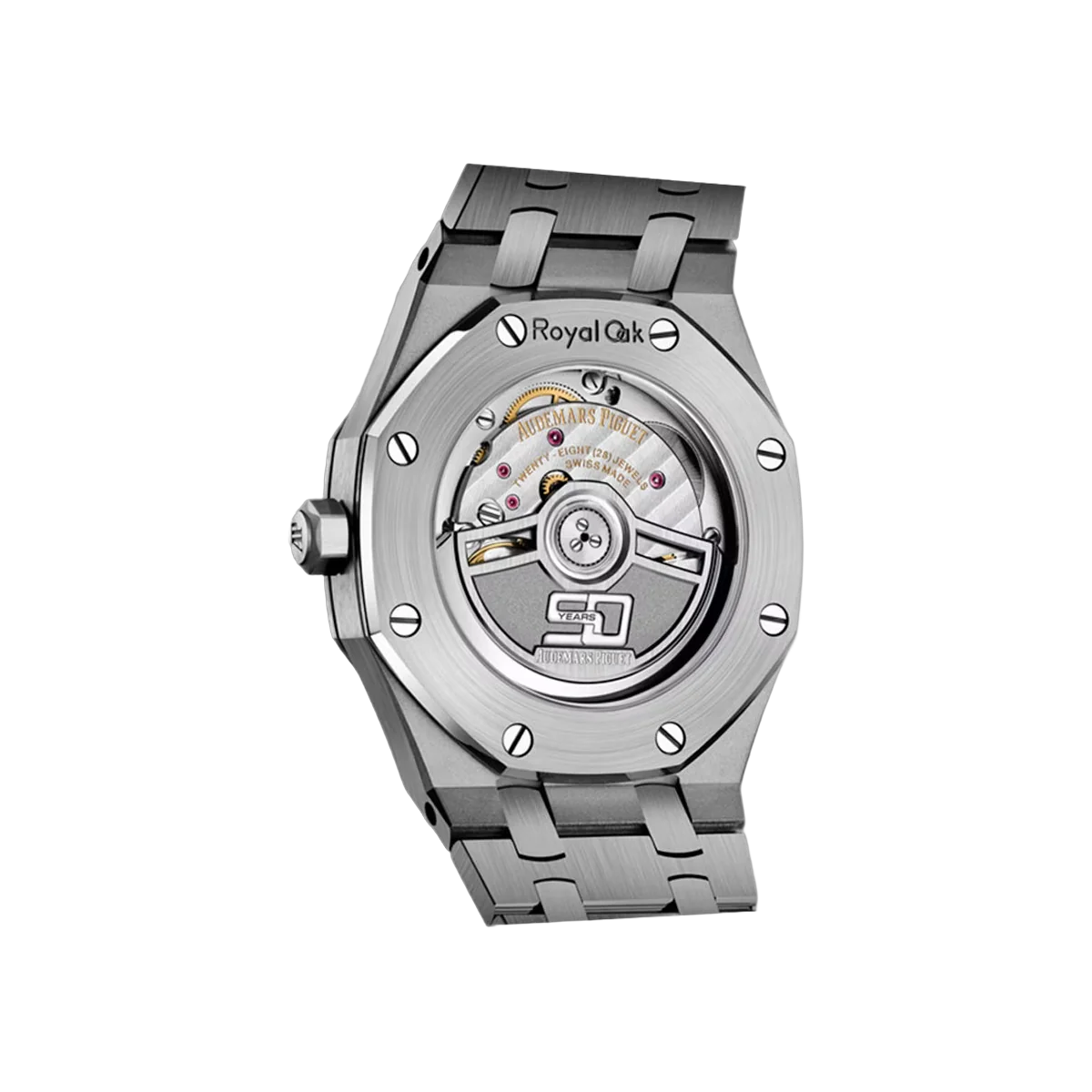 Audemars Piguet Royal Oak 77450ST.OO.1361ST.01 Stainless Steel 34mm Silver Dial Ladies Watch