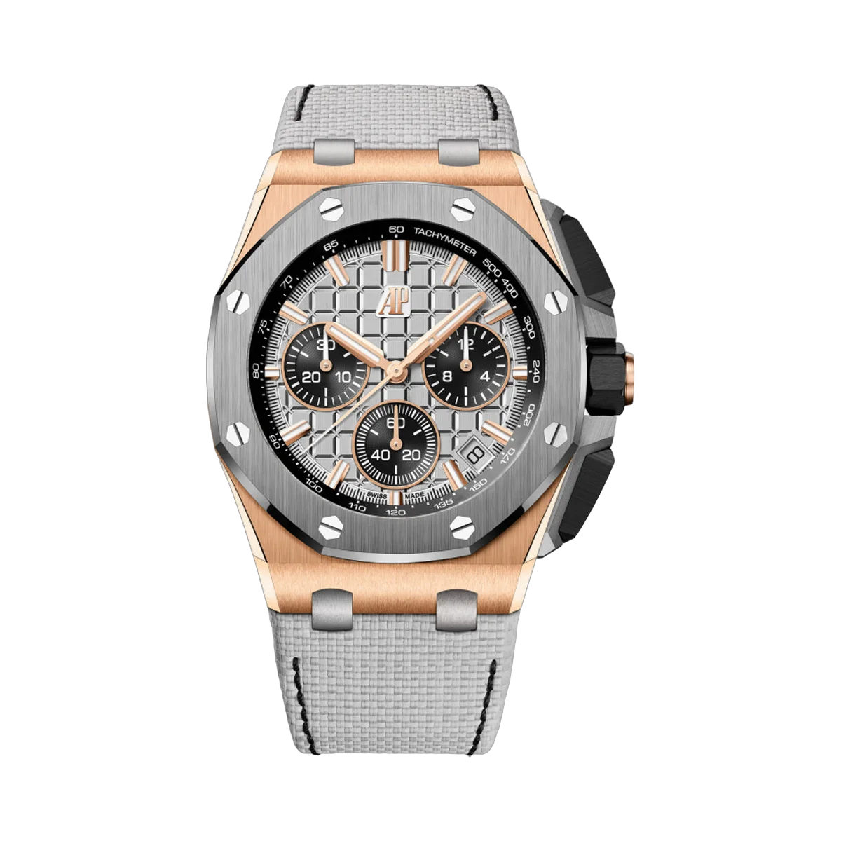 Audemars Piguet Royal Oak Offshore 26420OI.OO.A015VE.01 Chronograph 43mm Roségold Titan Lünette Grau