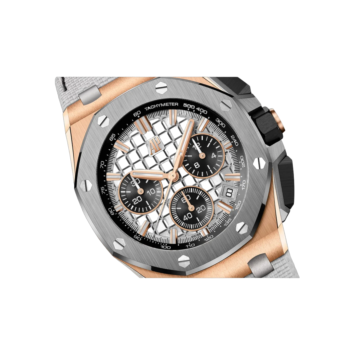 Audemars Piguet Royal Oak Offshore 26420OI.OO.A015VE.01 Chronograph 43mm Roségold Titan Lünette Grau