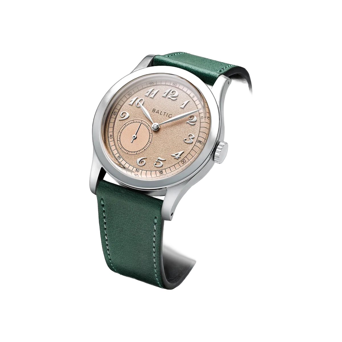Baltic Micro Rotor MR01 Automatic Stainless Steel 36mm Salmon Dial Unisex Watch