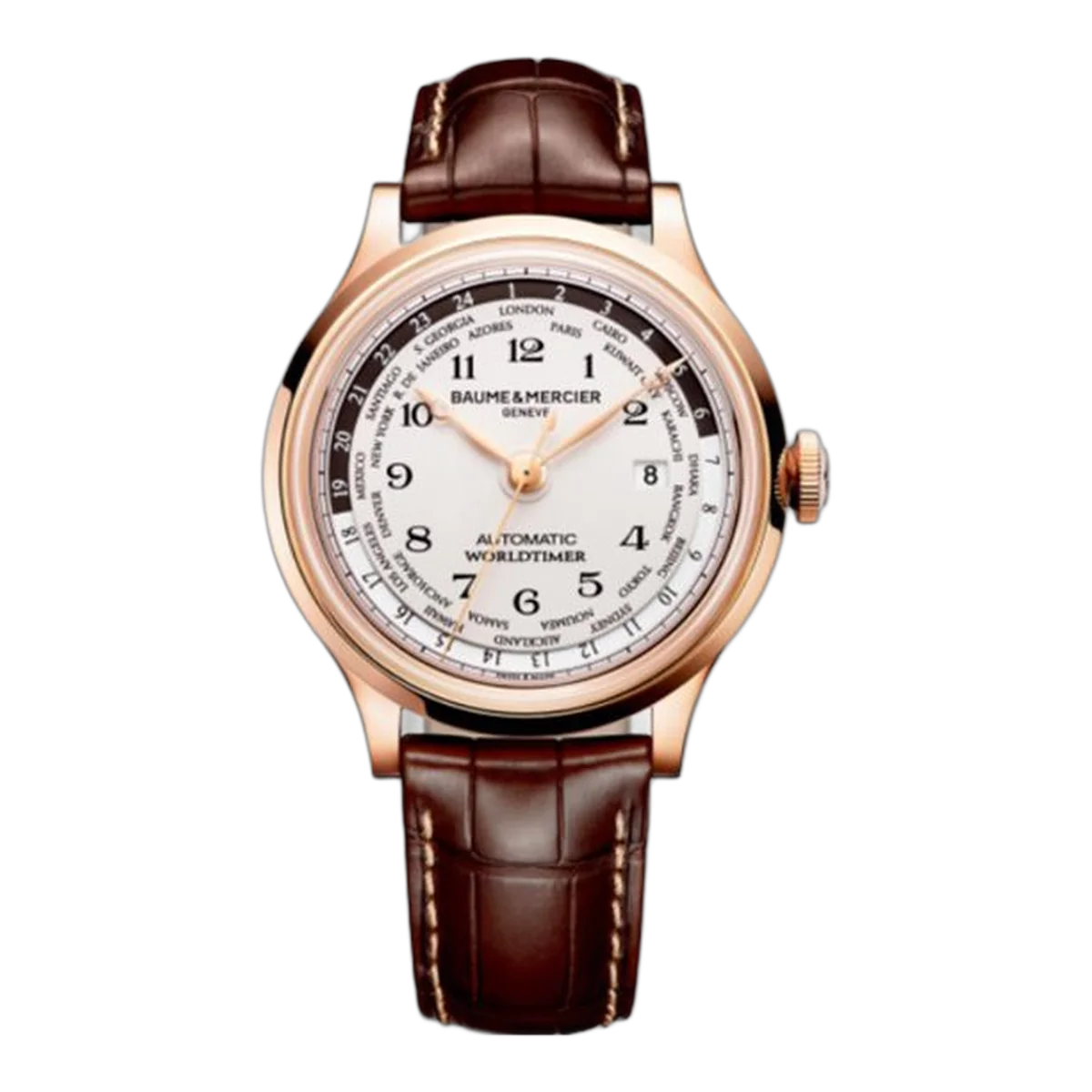 Baume & Mercier Capeland 44Mm 18K Rose Gold Men's Watch