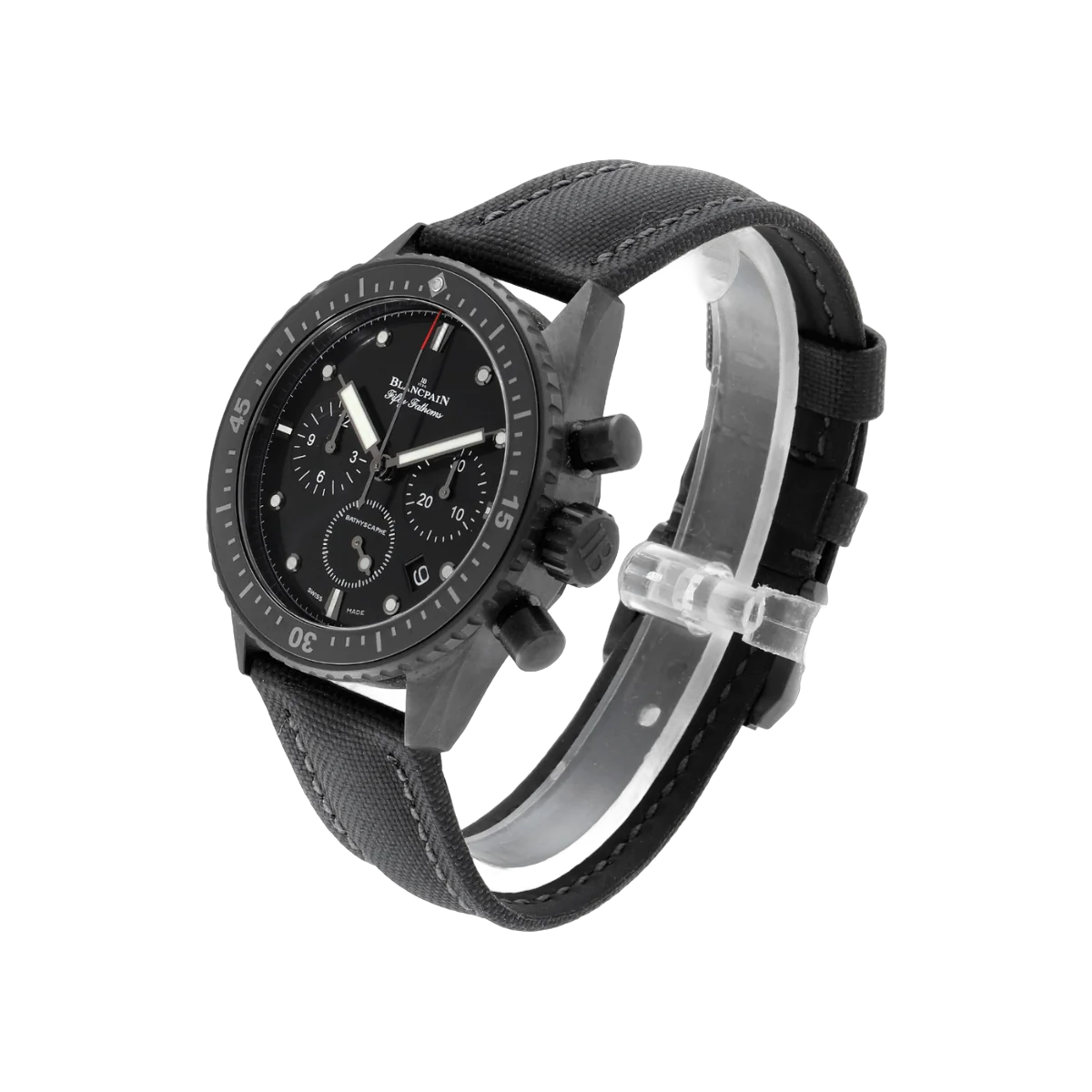 Blancpain Fifty Fathoms Bathyscaphe 5200-0130-B52A Chronograph Flyback Schwarze Keramik Schwarzes Zifferblatt