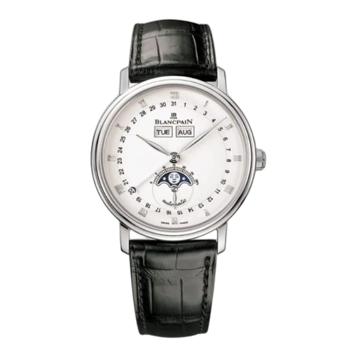 Blancpain Villeret Moonphase &Amp; Complete Calendar 38Mm Mens Watch Ref. 6263-1127A-55B