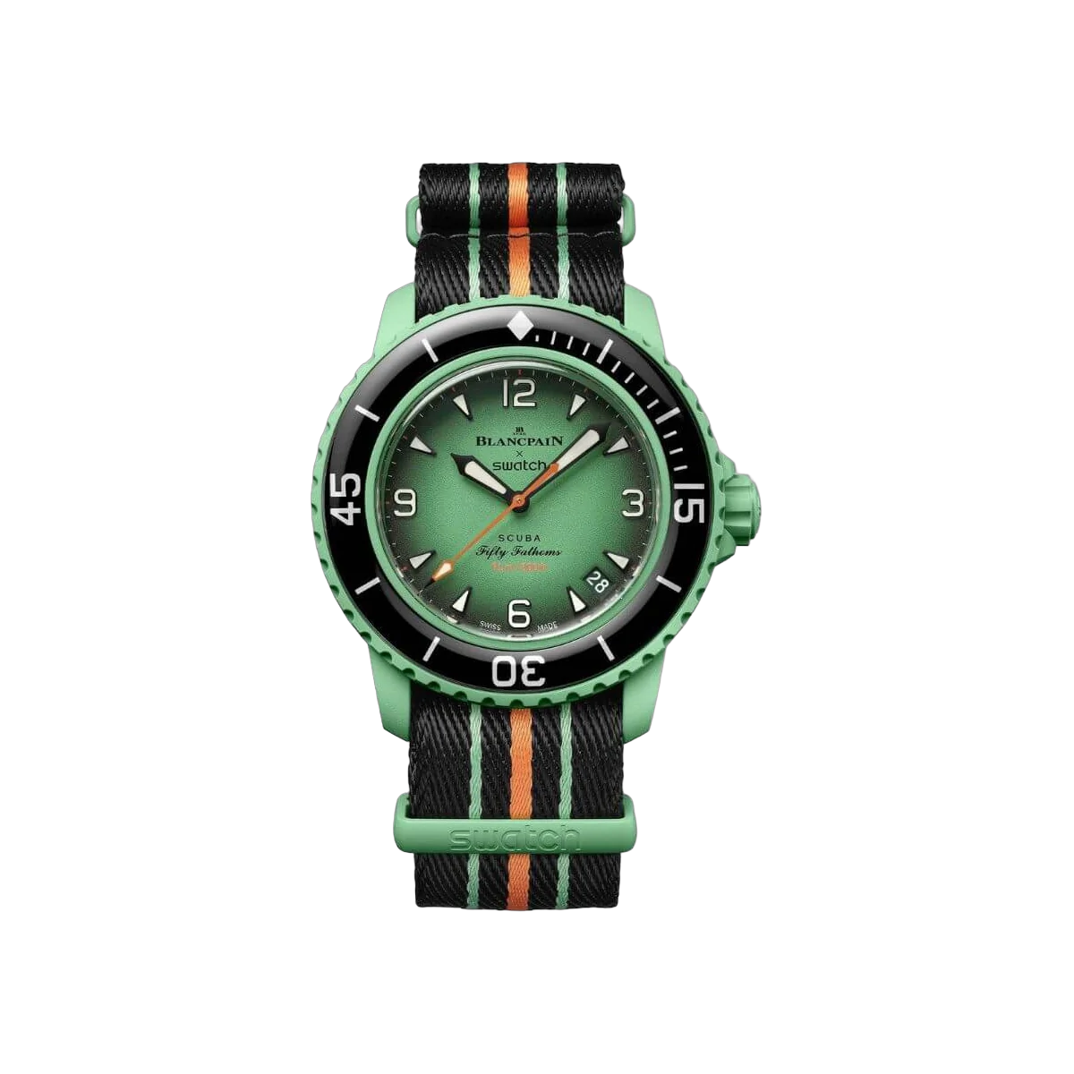 Blancpain x Swatch المحيط الهندي SO35I100 مجموعة Scuba Fifty Fathoms