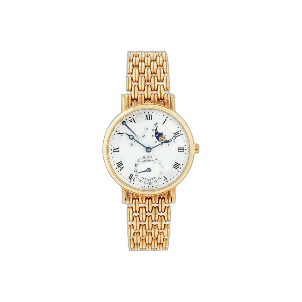 Breguet Classique 3130BA/11/AA0 Automatik-Uhr mit Gangreserve, silbernem Zifferblatt, 39 mm, Unisex