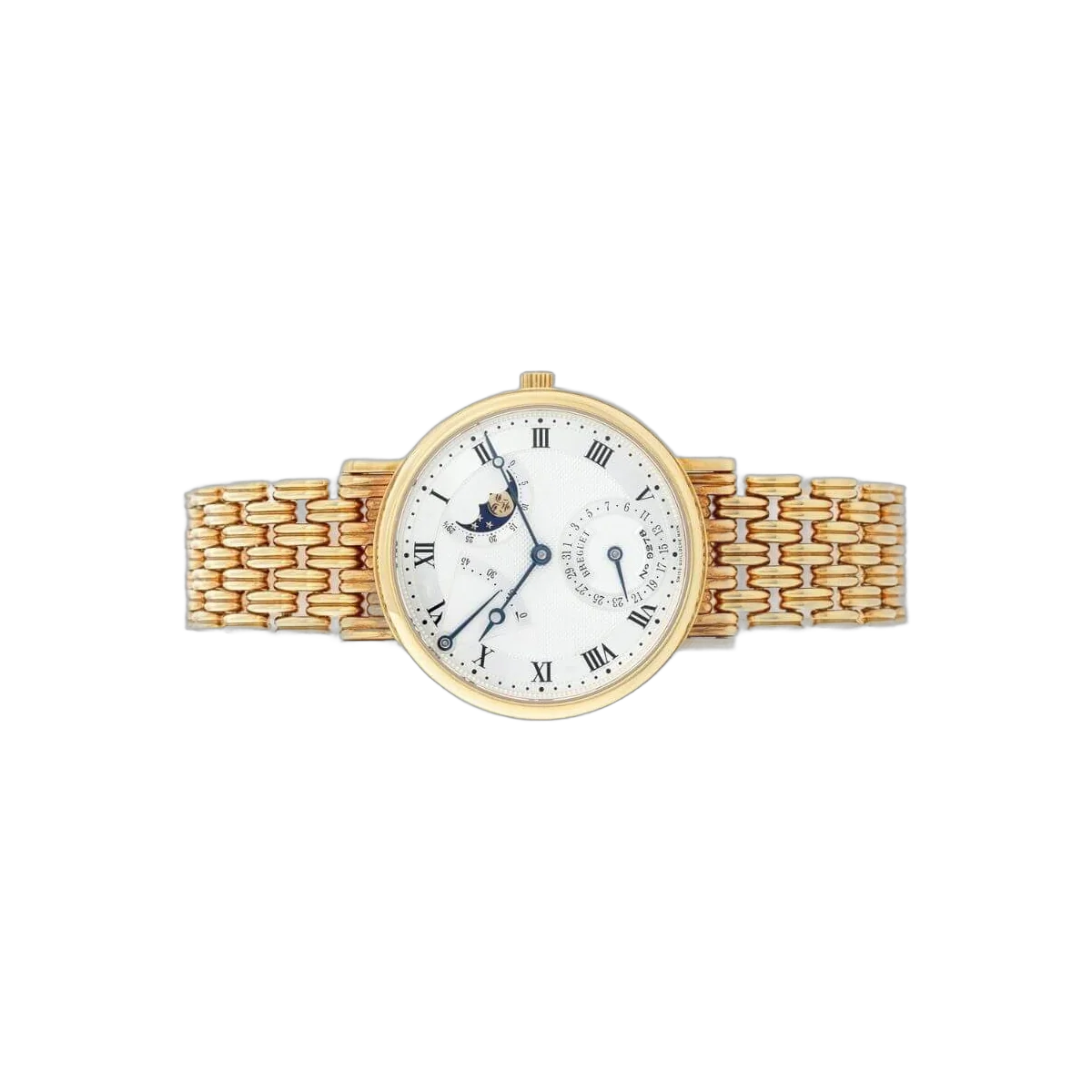 Breguet Classique 3130BA/11/AA0 Automatik-Uhr mit Gangreserve, silbernem Zifferblatt, 39 mm, Unisex