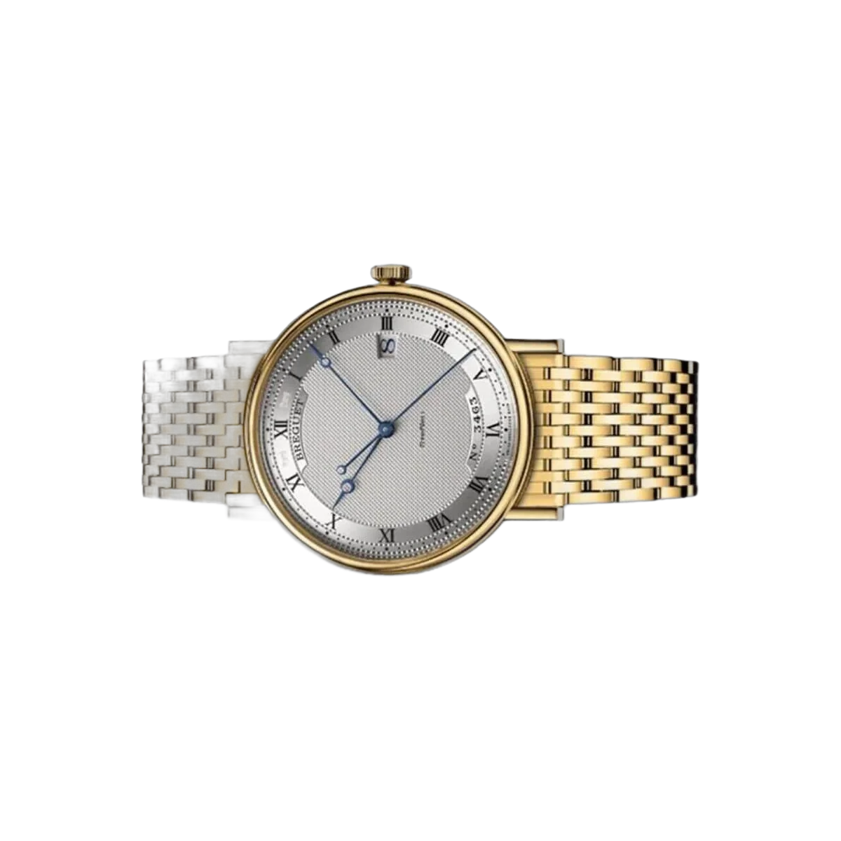Breguet Classique 5177BA/15/AV0 Silver Roman Dial 38MM 18K Yellow Gold Unisex Watch
