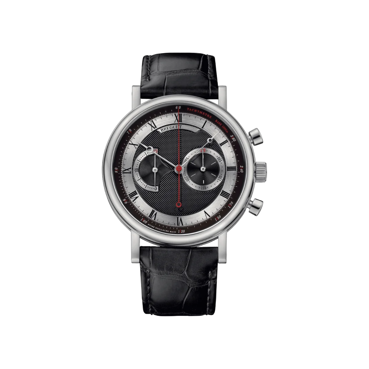 Breguet Classique Chronograph 5287BB/92/9ZU ذهب أبيض ميناء أسود