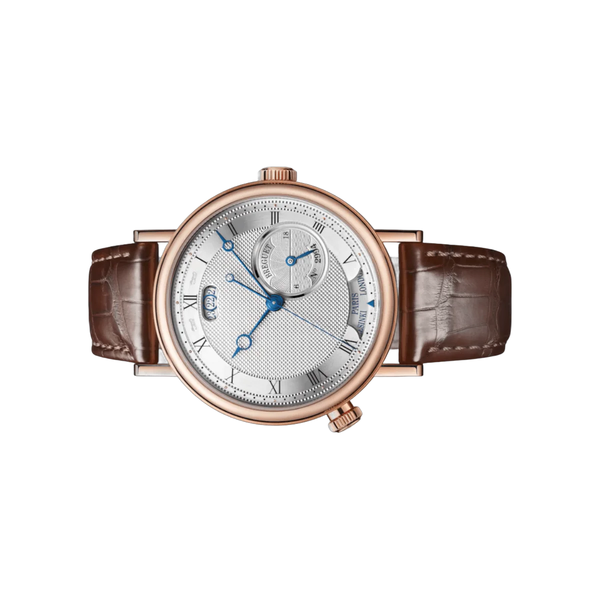 Breguet Classique Hora Mundi 5727BR/12/9ZU 18K Rose Gold Silver Dial