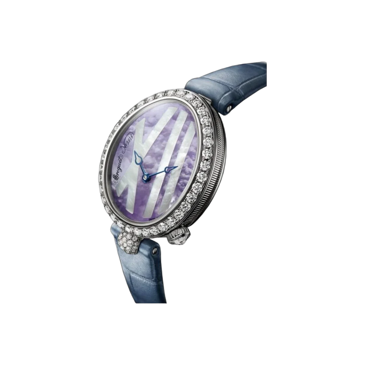 Breguet Reine De Naples 9818BB/5V/922/DD0D Automatik Damenuhr mit Lavendel-Perlmuttzifferblatt