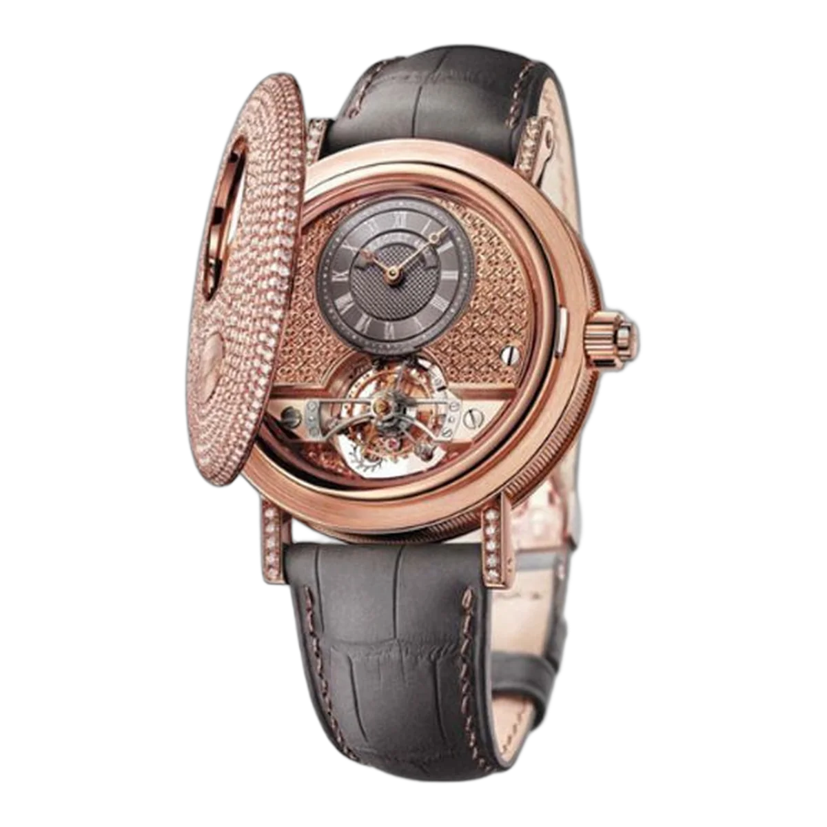 Breguet Tourbillon Messidor 18K Rose Gold &Amp; Diamond Men's Watch Ref. 1808Br/92/9W6 Dd00