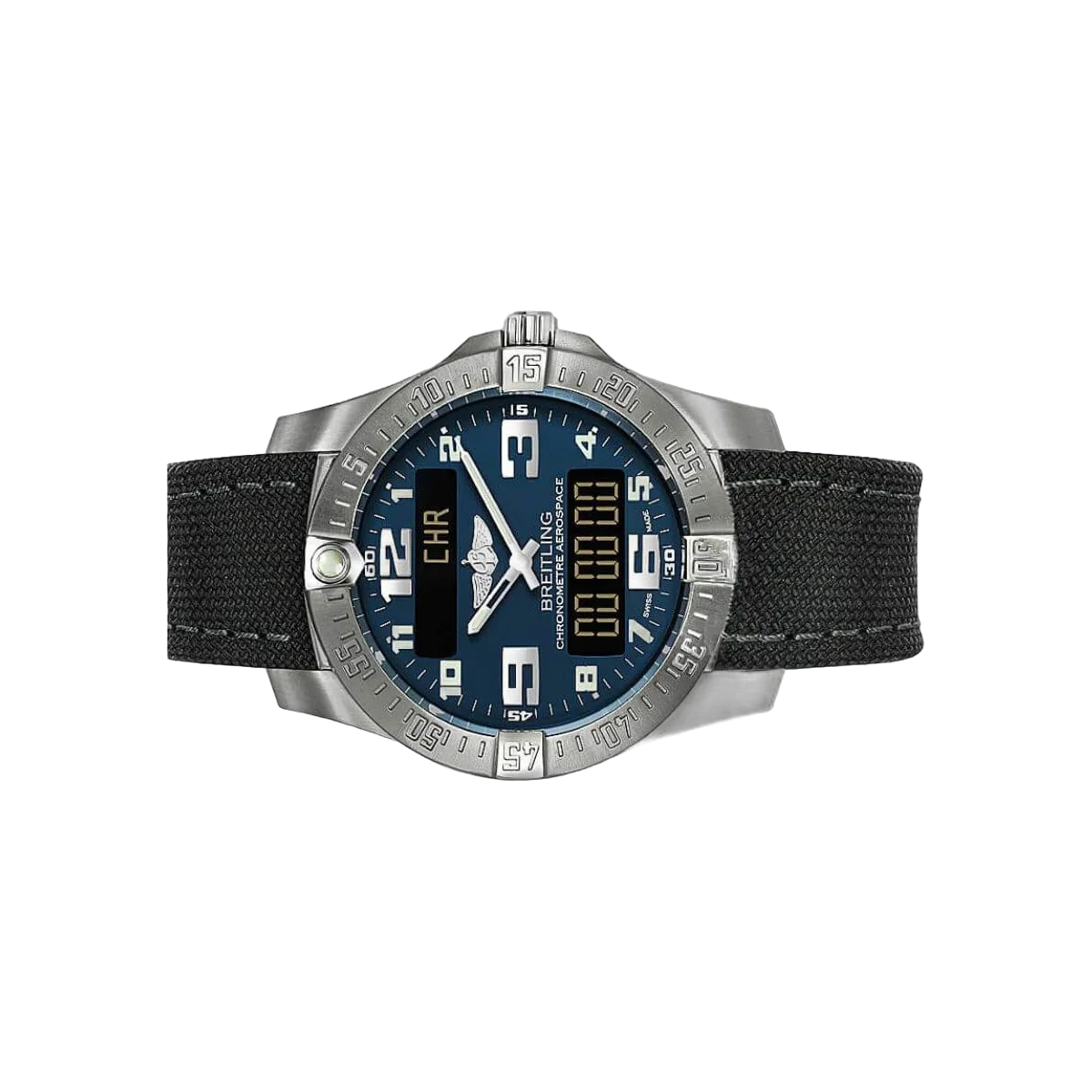 Breitling Aerospace Evo e7936310/c869 Black Fabric Strap with Blue Dial – additional product photo 2