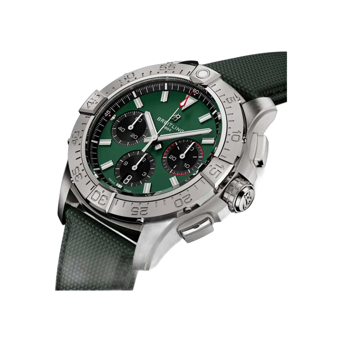 Breitling Avenger B01 AB0146101L1X1 Stainless Steel 42mm Green Dial Men's Watch