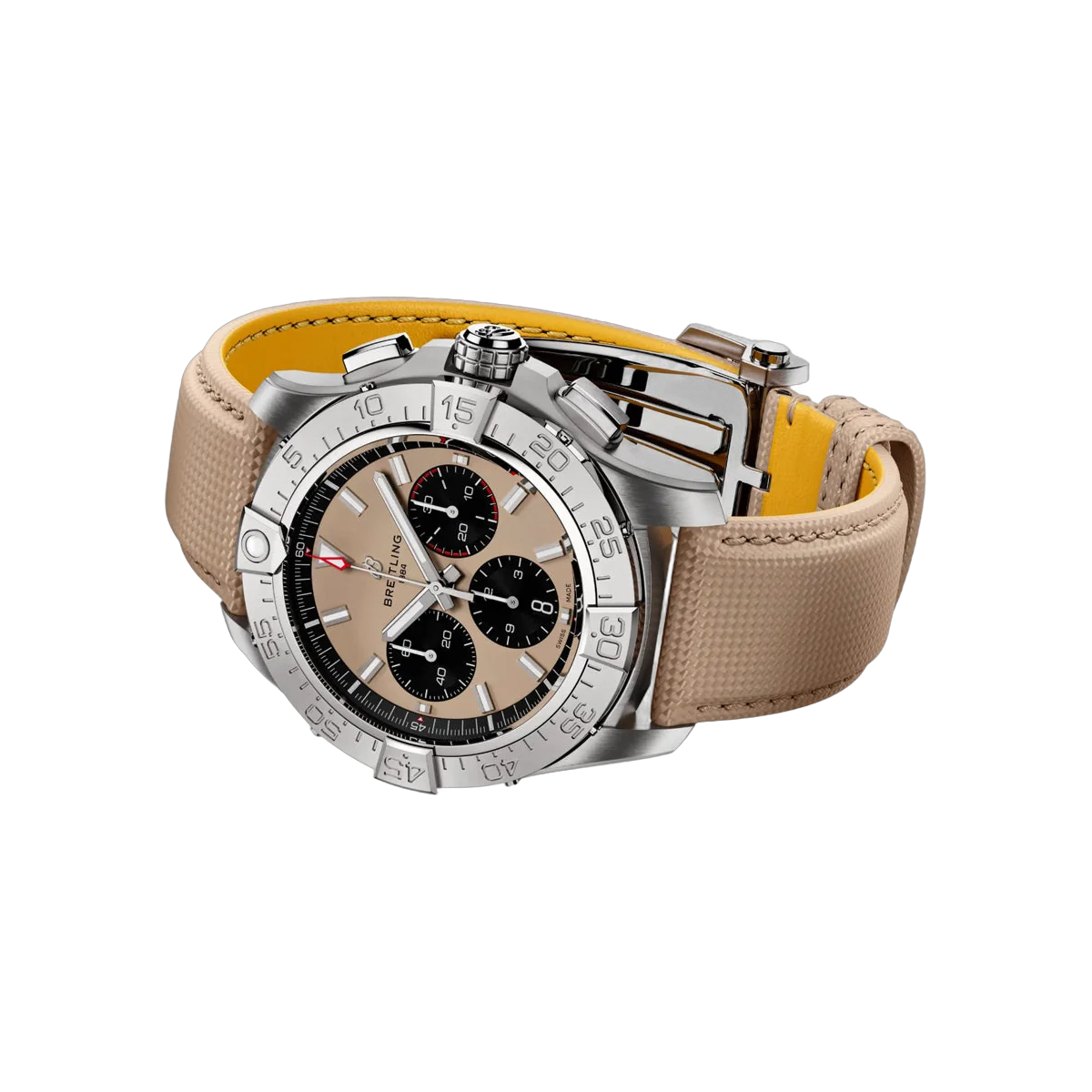 Breitling Avenger B01 AB0147101A1X1 Stainless Steel 44mm Sand Dial Men's Watch