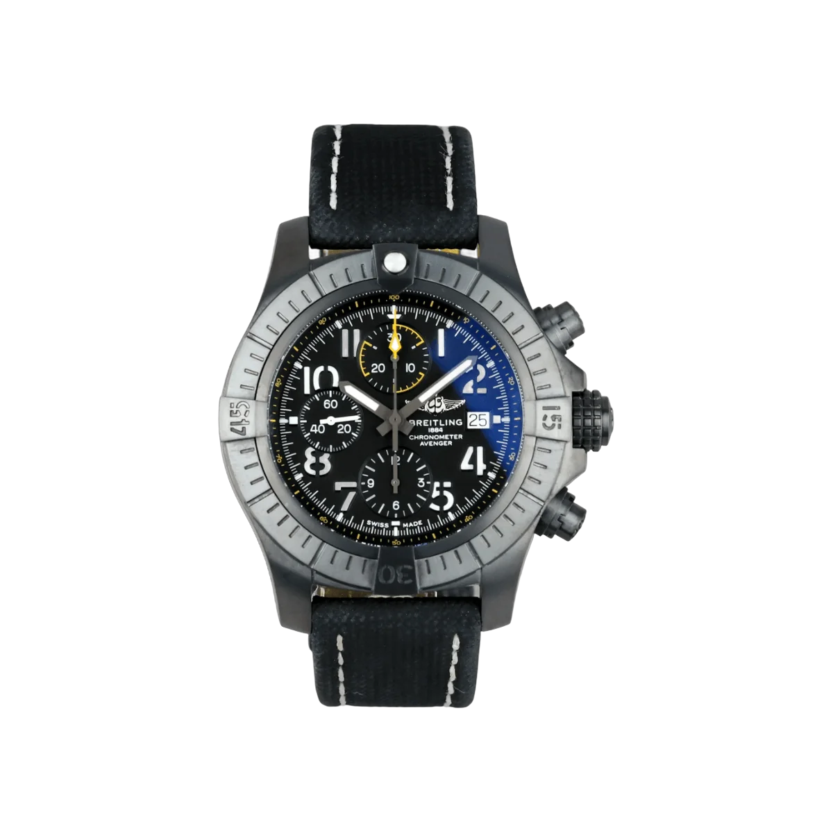 Breitling 复仇者 V13317 45 毫米黑色表盘男士手表