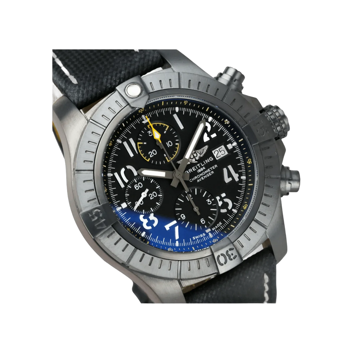Breitling 复仇者 V13317 45 毫米黑色表盘男士手表