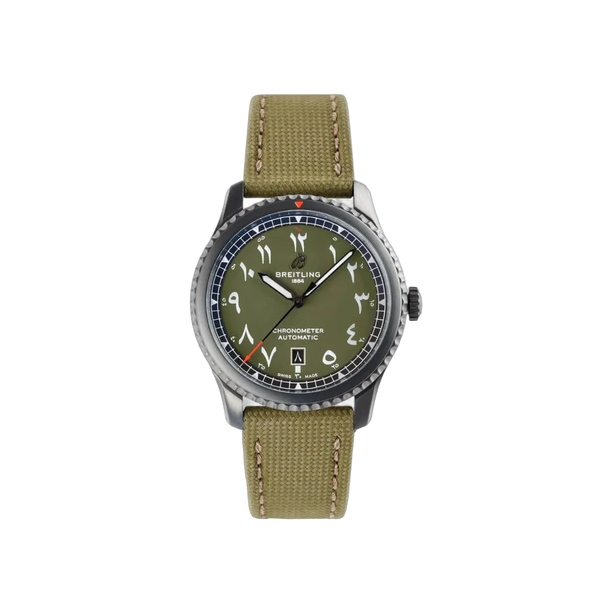 Breitling Aviator 8 M173153A1L1X2 Automatic Middle East Limited Edition 41mm Green Dial Men's Watch