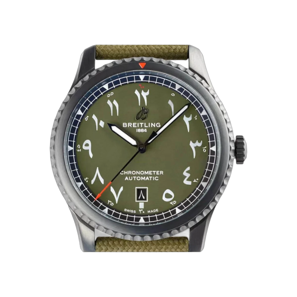 Breitling Aviator 8 M173153A1L1X2 Automatic Middle East Limited Edition 41mm Green Dial Men's Watch