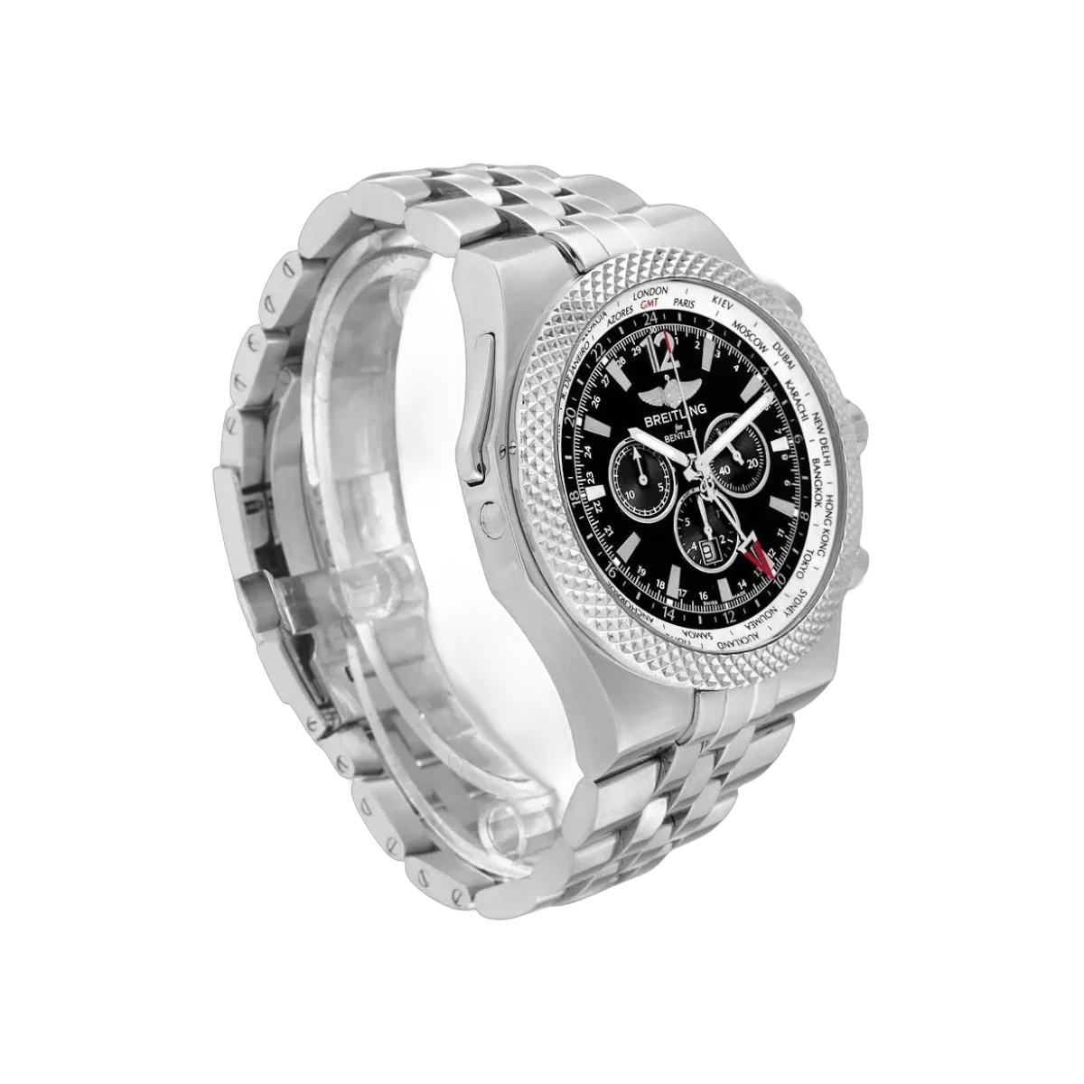 Breitling Bentley GMT Chronograph A47362 Automatic 49mm Black Dial Men's Watch – additional product photo 4