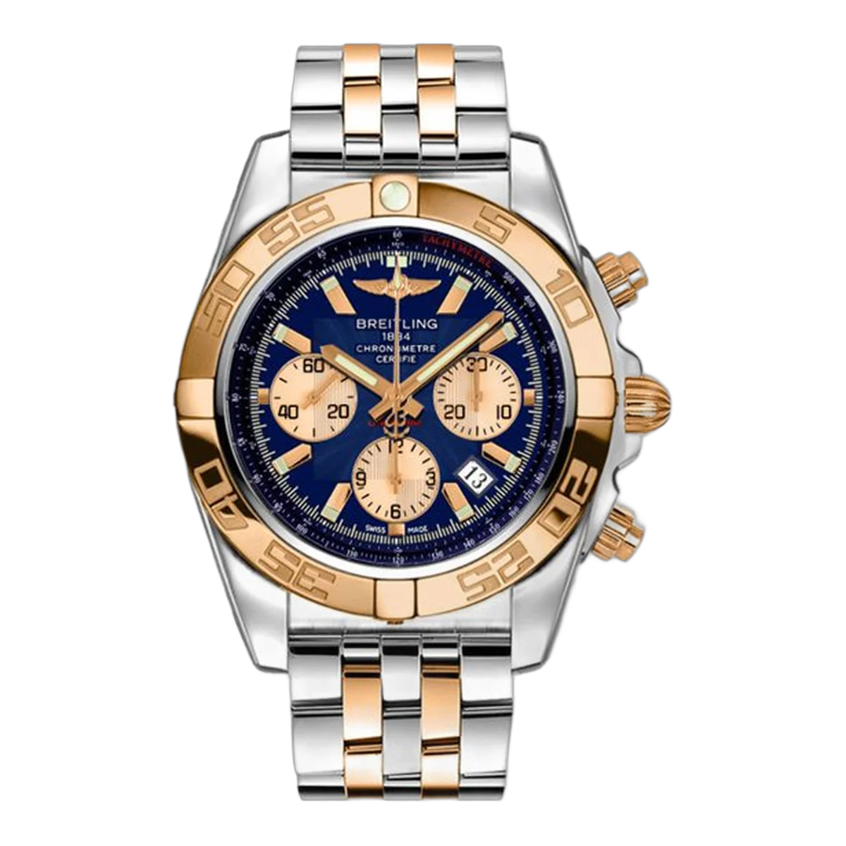 Breitling Chronomat B01 Chronograph 44Mm Stainelss Steel &18Kt Rose Gold Men's Watch