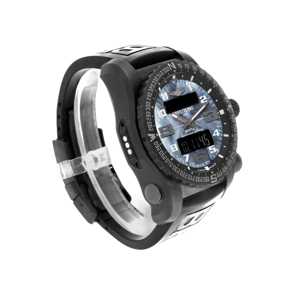 Breitling Emergency II Night Mission V76325LA/BE30 51mm MOP Dial Mens Watch