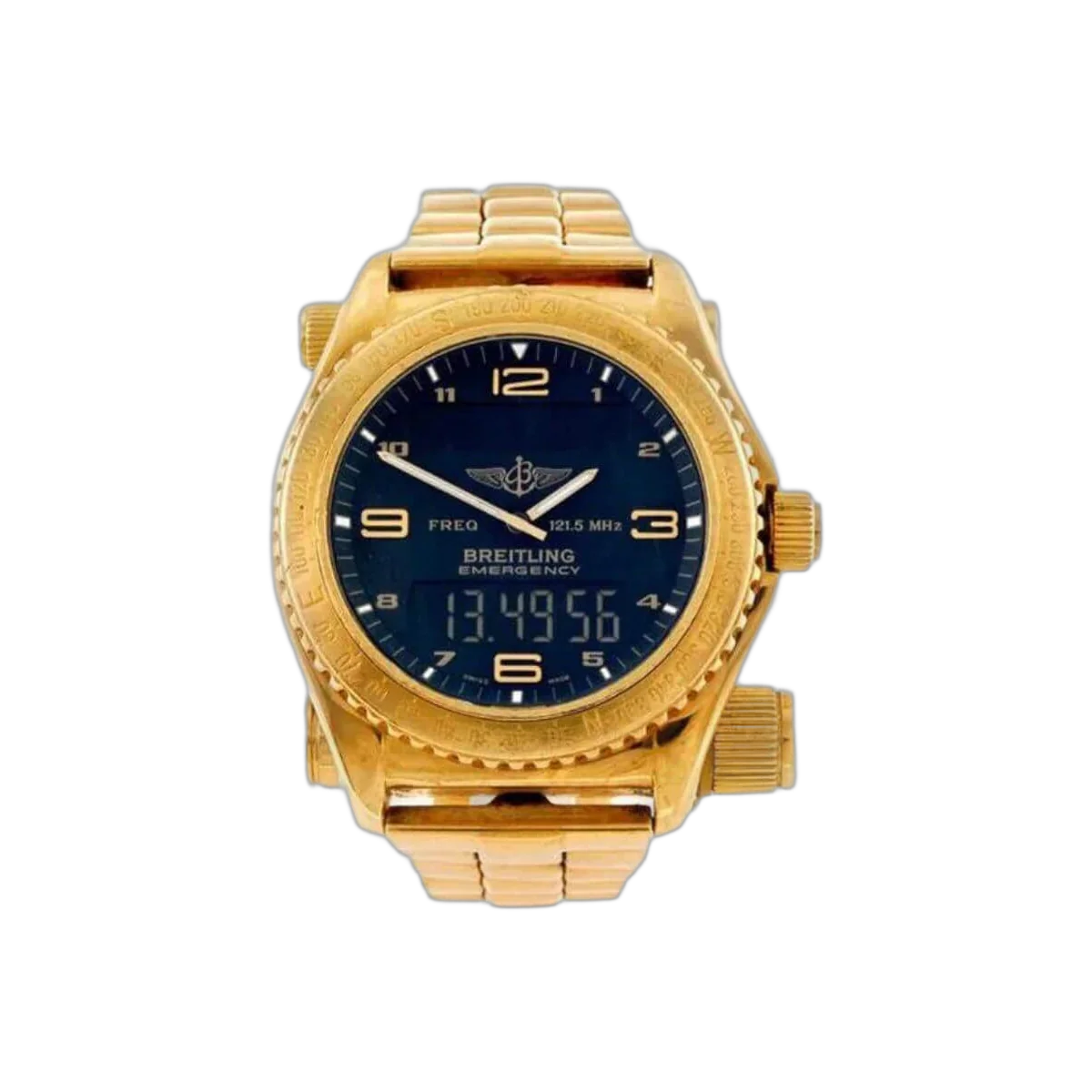 Breitling Emergency K56321 43 毫米 18K 黄色男士手表