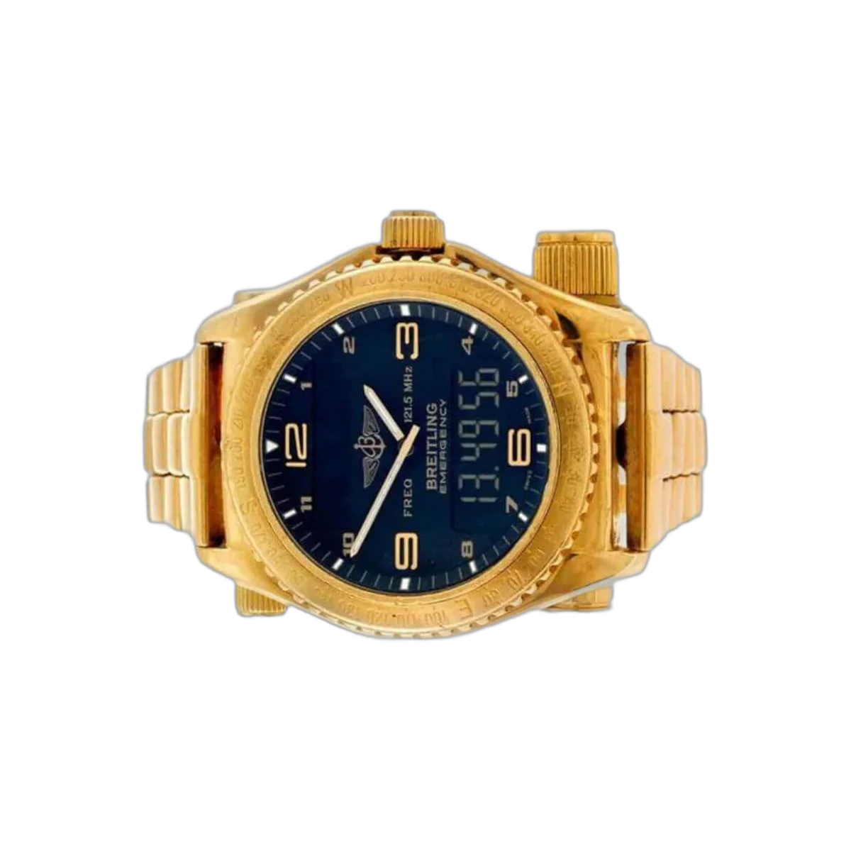 Breitling Emergency K56321 43 毫米 18K 黄色男士手表