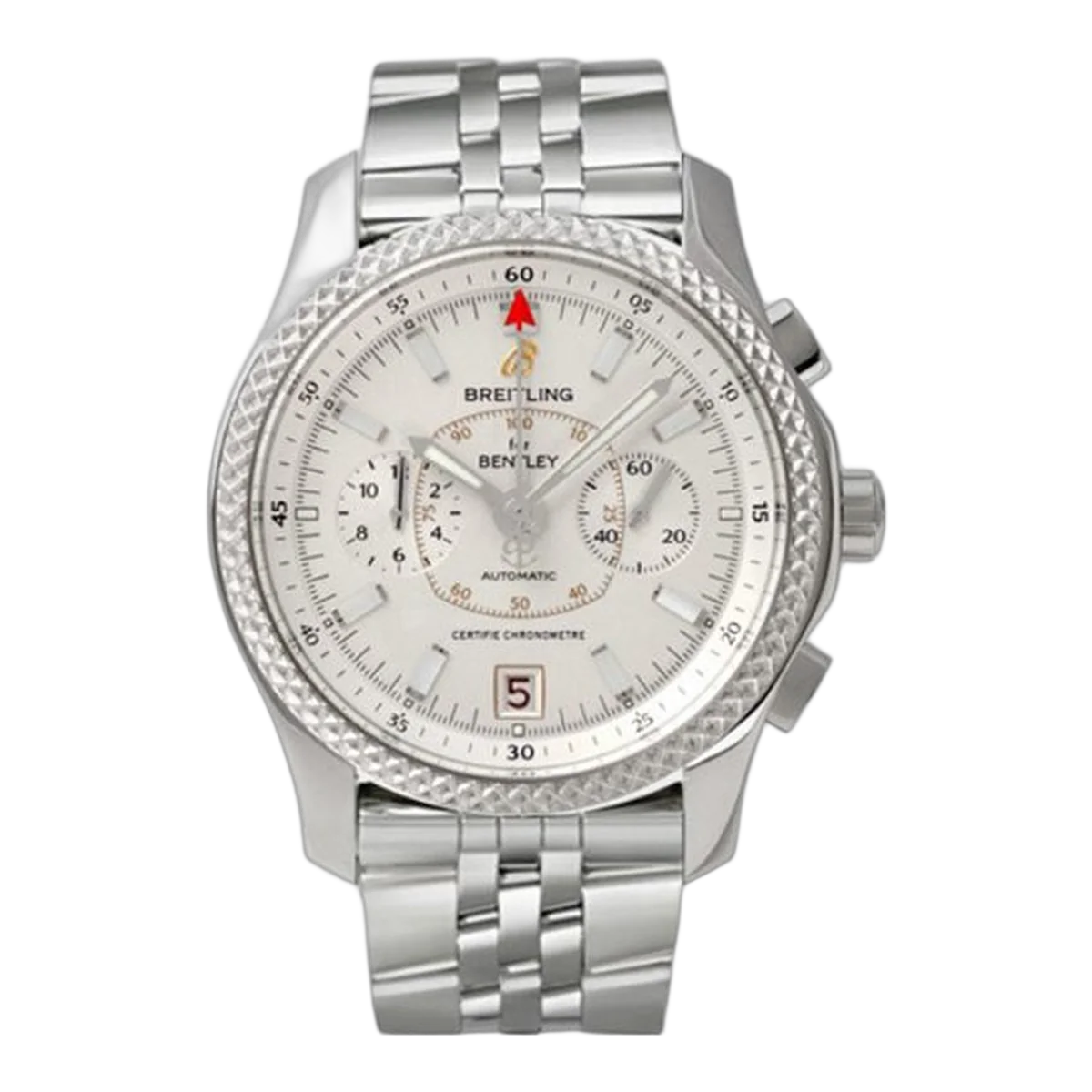 Breitling For Bentley Bentley Mark Vi Stainless Steel & Platinum 42Mm Men's Watch
