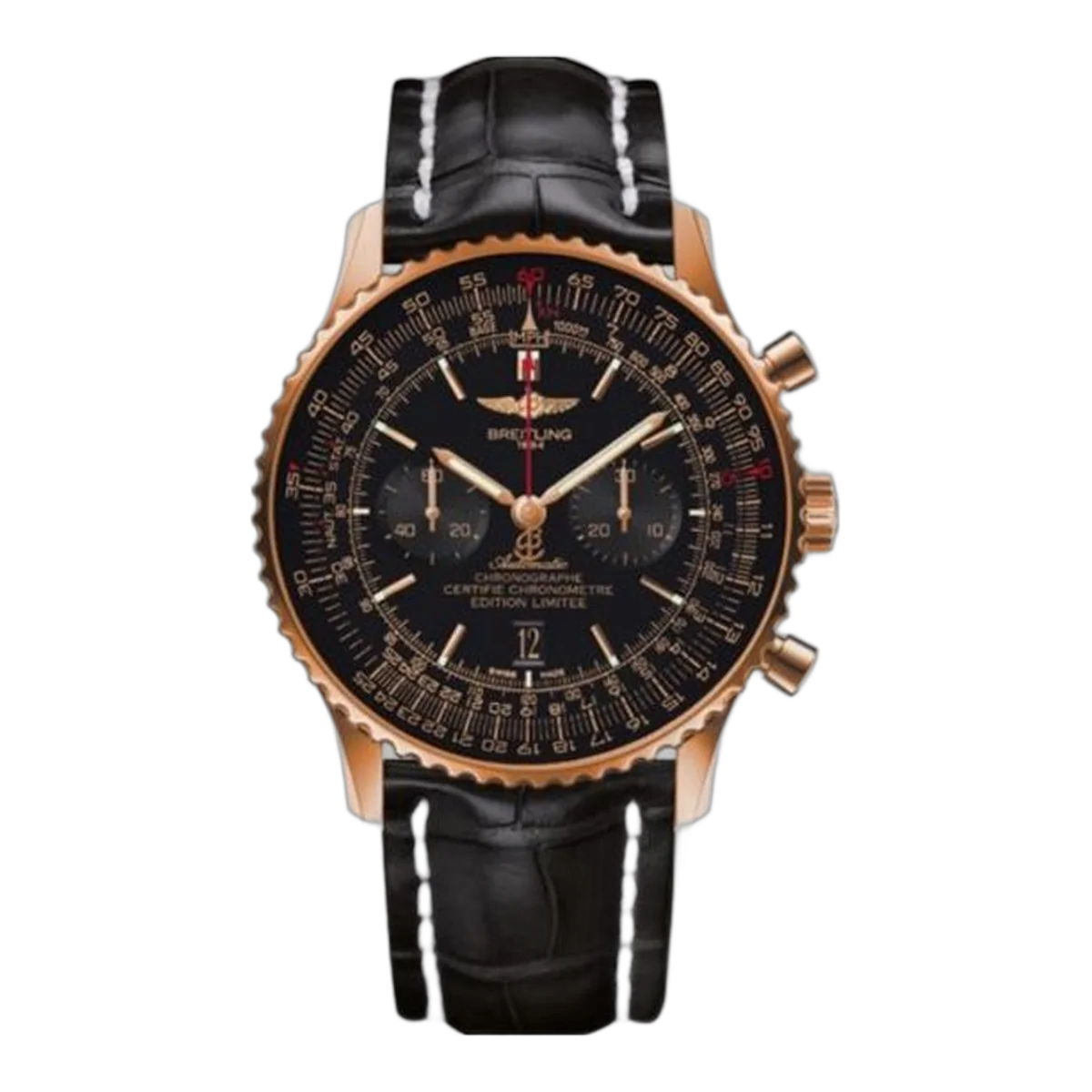Breitling Navitimer 01 18Kt Rose Gold 46Mm Men's Watch