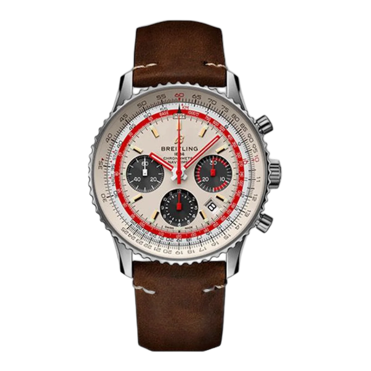 Breitling Navitimer 43Mm Stainless Steel Twa Special Edition Men's Watch