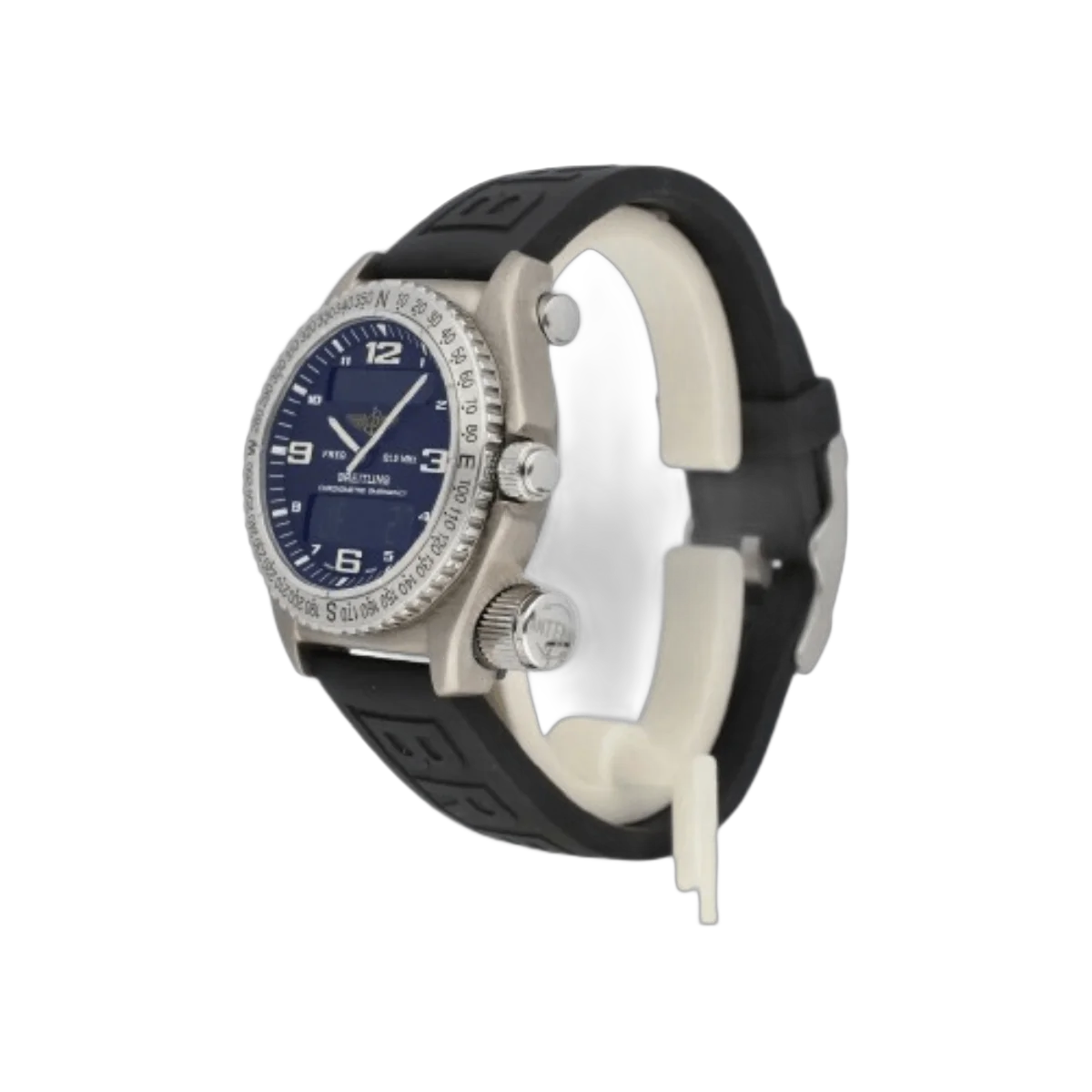 Breitling gebrauchte Professional Emergency E76321 43mm Herrenuhr mit schwarzem Zifferblatt