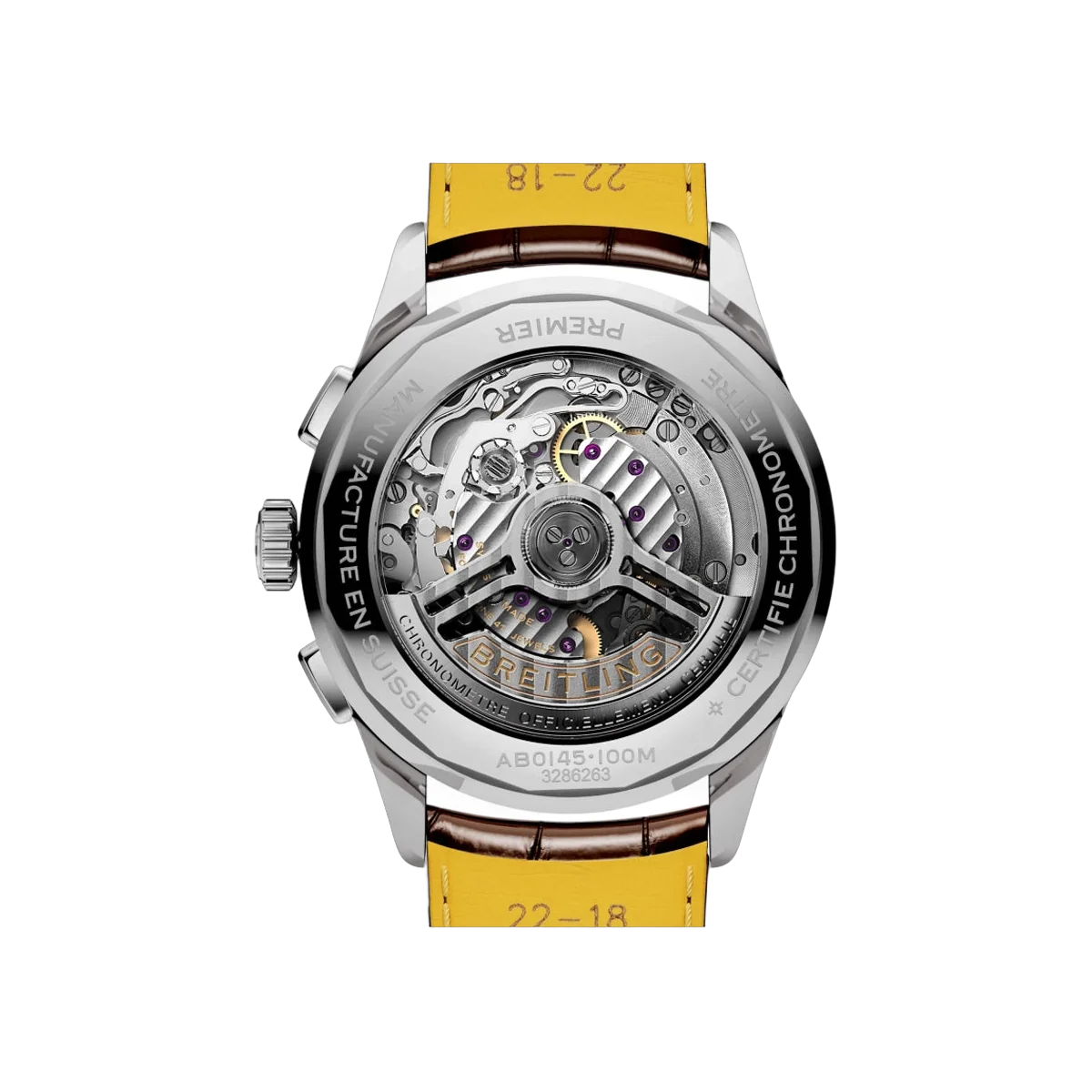 Breitling Premier B01 AB0145371L1P1 Edelstahl 42mm Grünes Zifferblatt Herrenuhr