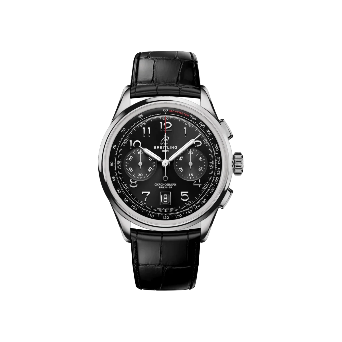 Breitling Premier B01 Chronograph AB0145221B1P2 42mm Black Dial Mens Watch