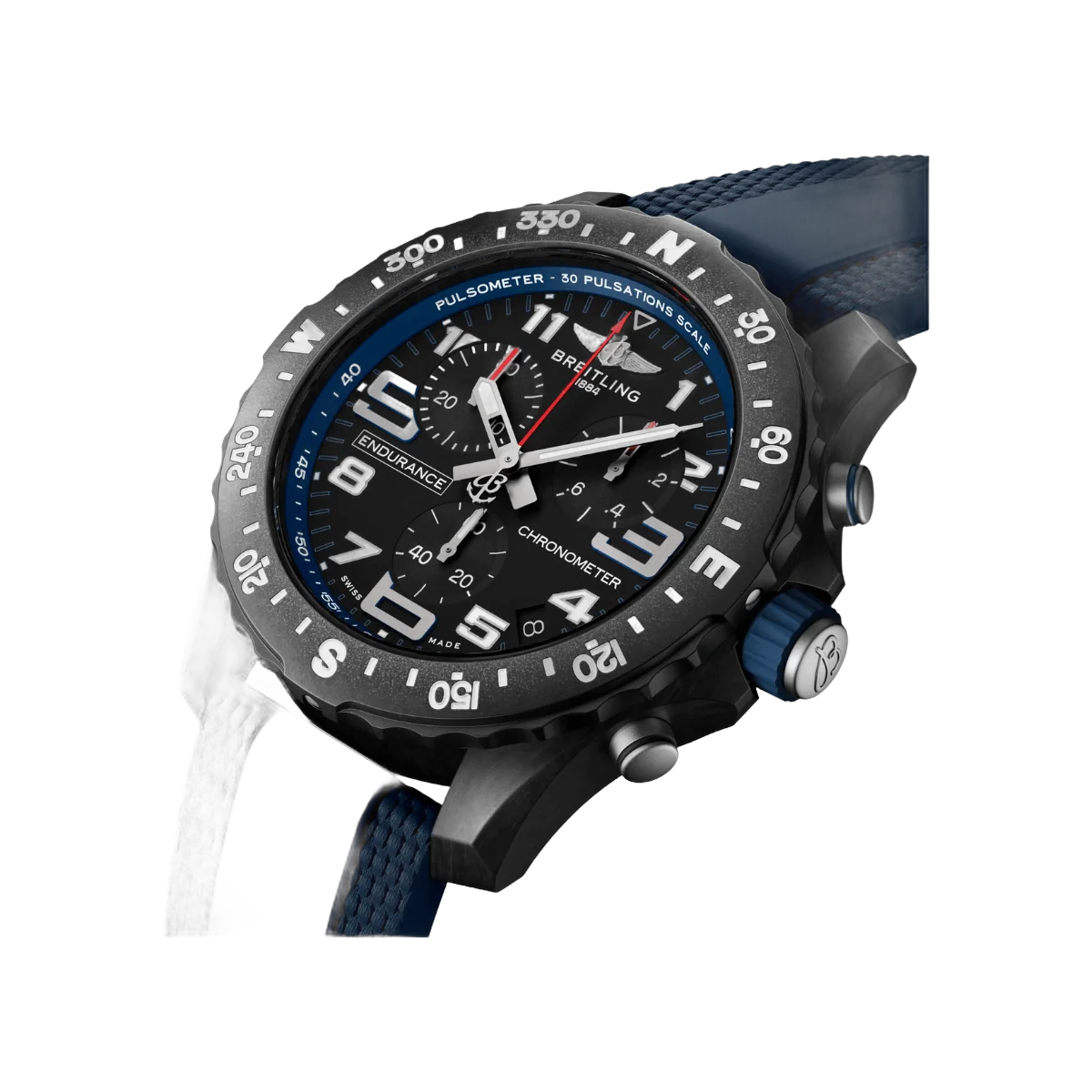 Breitling Professional Endurance Pro X82310D51B1S2 44mm Herrenuhr mit schwarzem Zifferblatt