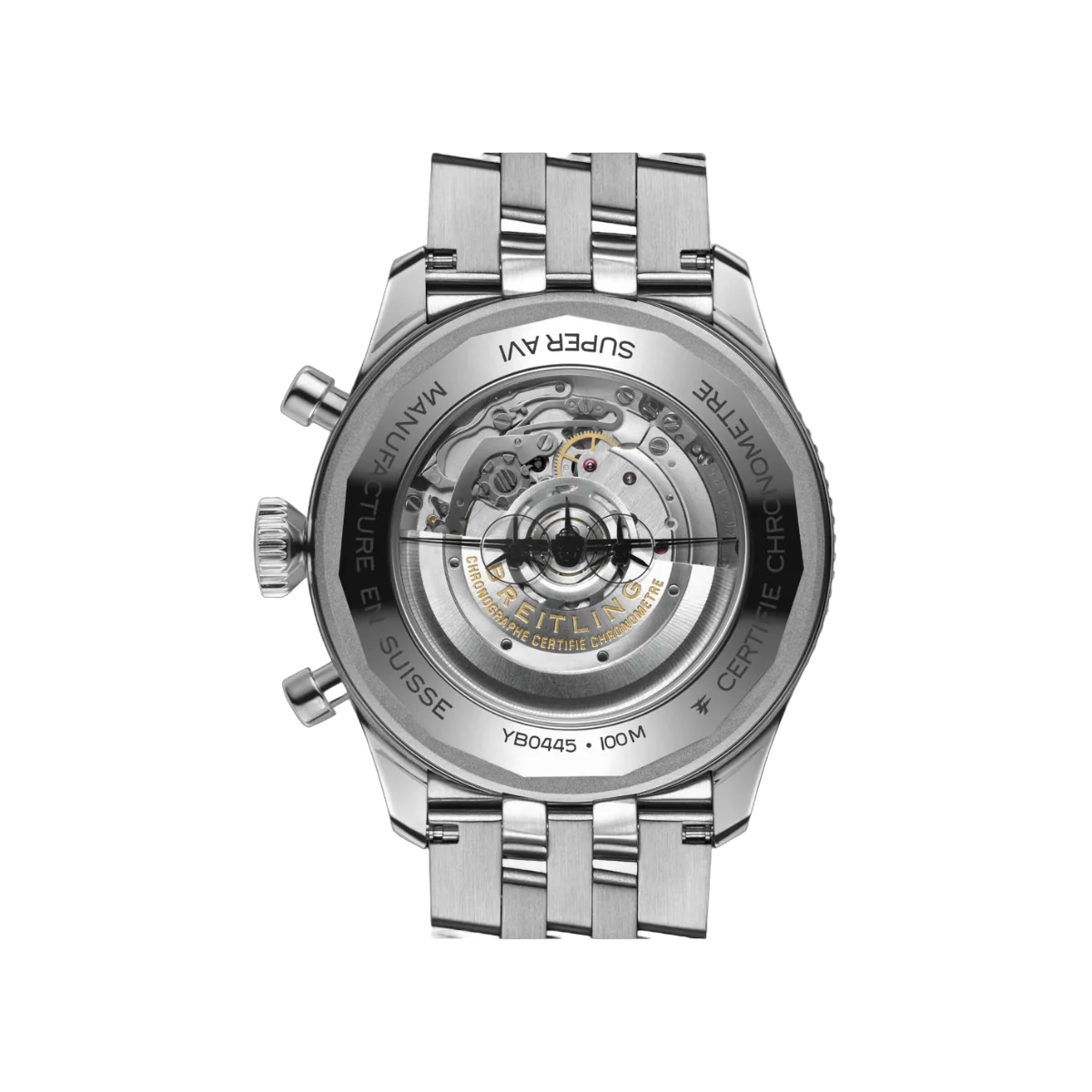 Breitling Super AVI Chronograph YB04451A1B1A1 GMT 46 Mosquito 46mm Black Dial Men's Watch