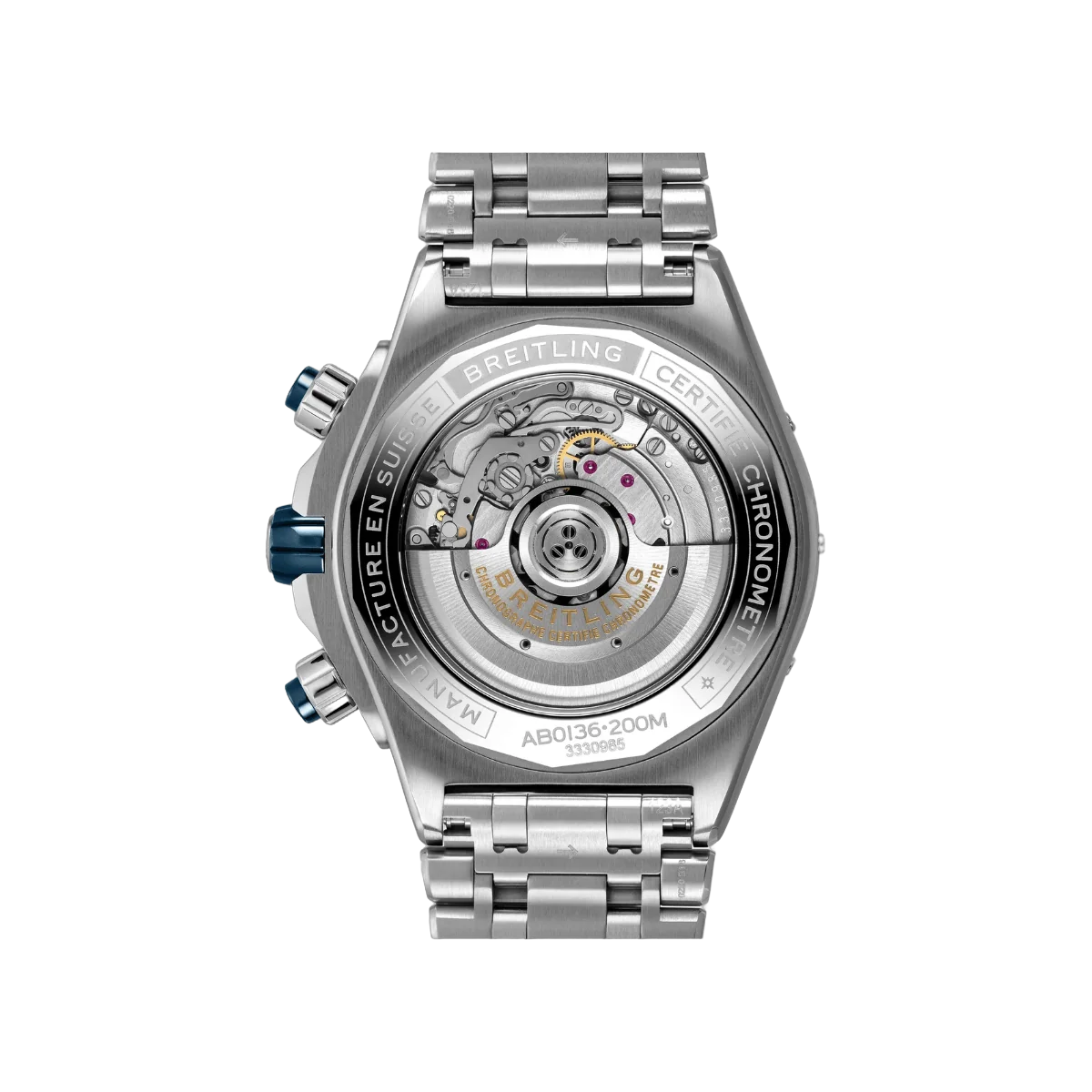 百年灵 Super Chronomat B01 AB0136161C1A1 44 毫米蓝色表盘男士手表