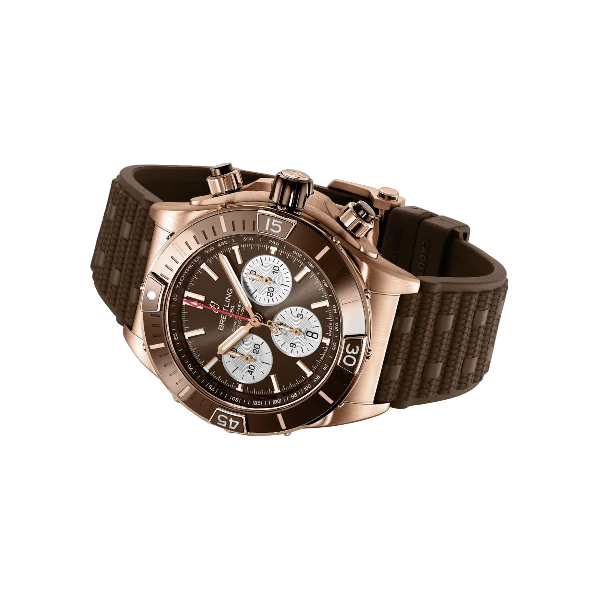 Breitling Super Chronomat RB0136E31Q1S1 Automatic Red Gold 44mm Brown Dial Men's Watch
